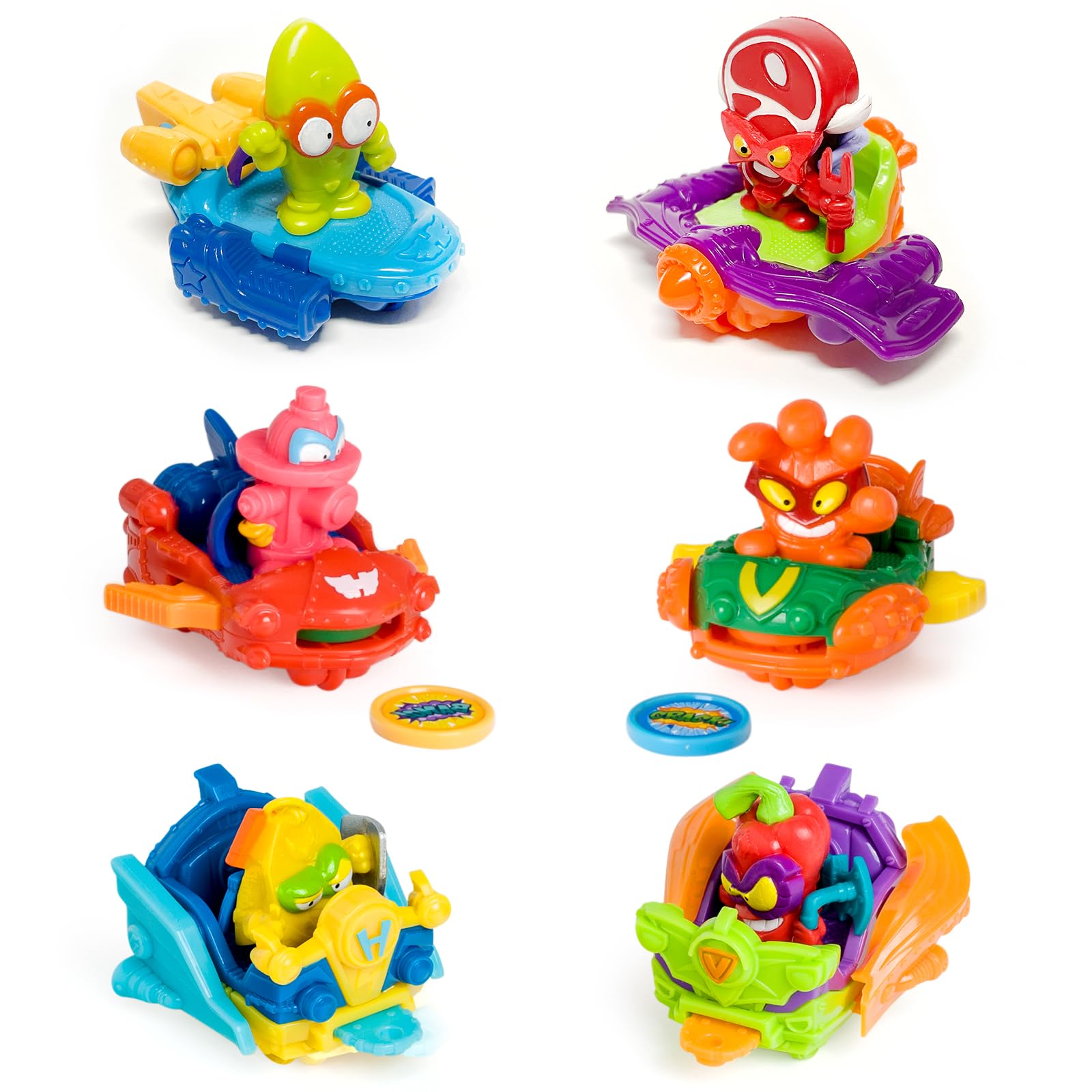 SUPERTHINGS Legends personaggi e veicoli assortimento 8 pezzi