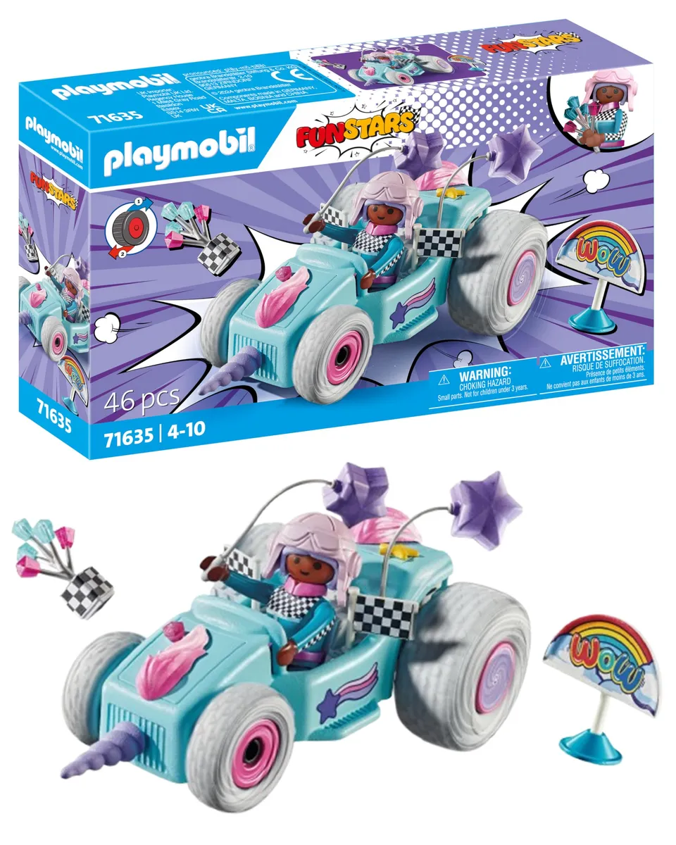 PLAYMOBIL Funstars 71635 kart Unicorno sfrecciante 46 pezzi