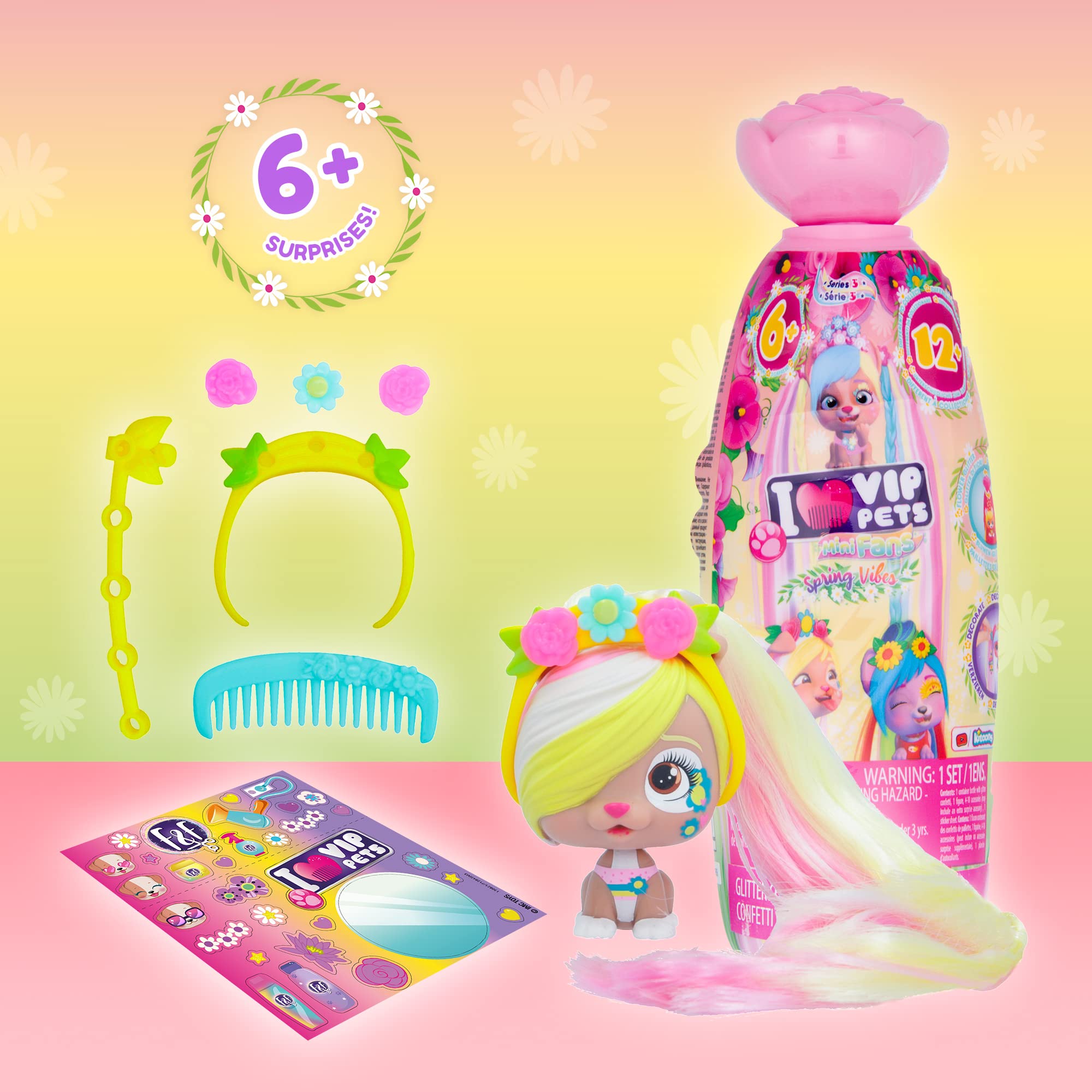 IMC VIP Pets Mini Fans Spring Vibes bambola sorpresa profumata