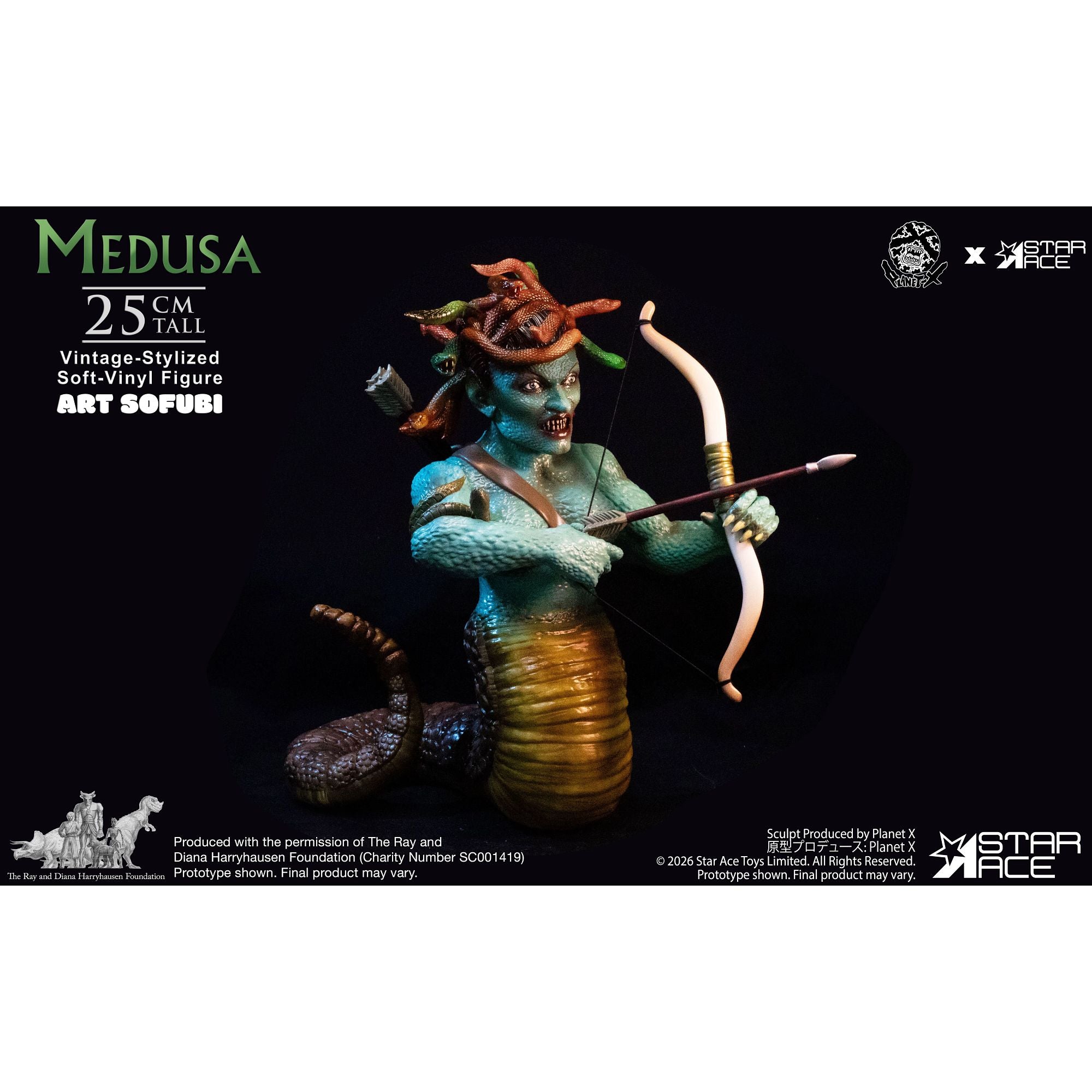 Star Ace Medusa soft vinyl figure vintage 25 cm