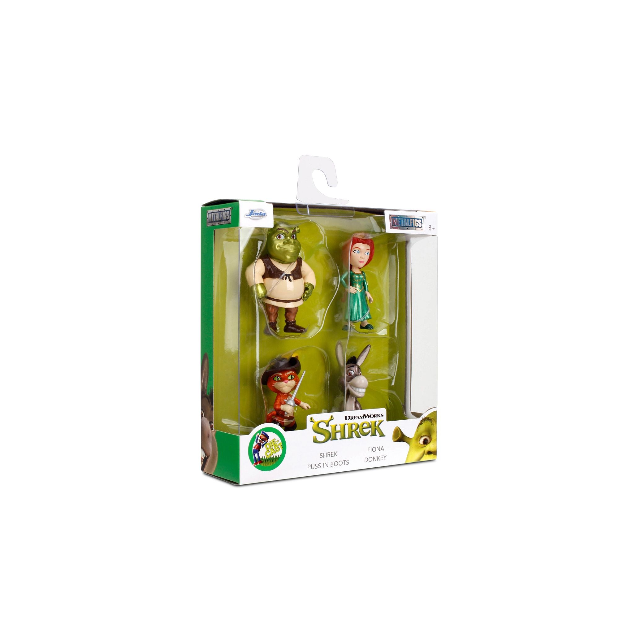 Jada Shrek Metalfigs Wave 1 mini figure 6 cm 4 pack