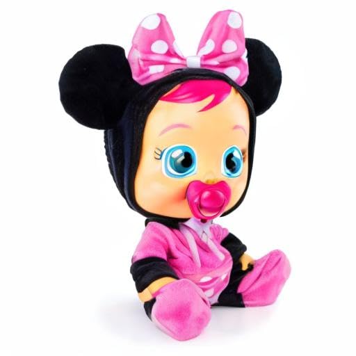 IMC Toys Cry Babies Minnie Bambola Interattiva Pigiama Lacrime Vere