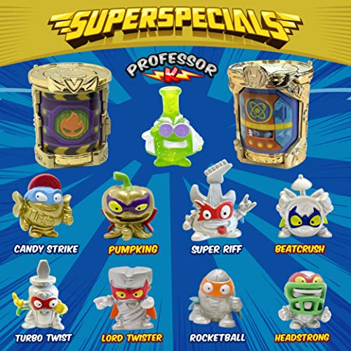 Superthings Serie 2 scatola latta Gold personaggi Professor K