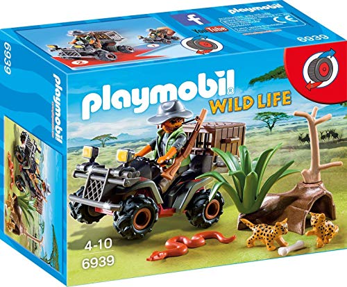 Playmobil 6939 Bracconiere con Quad playset 30 pezzi