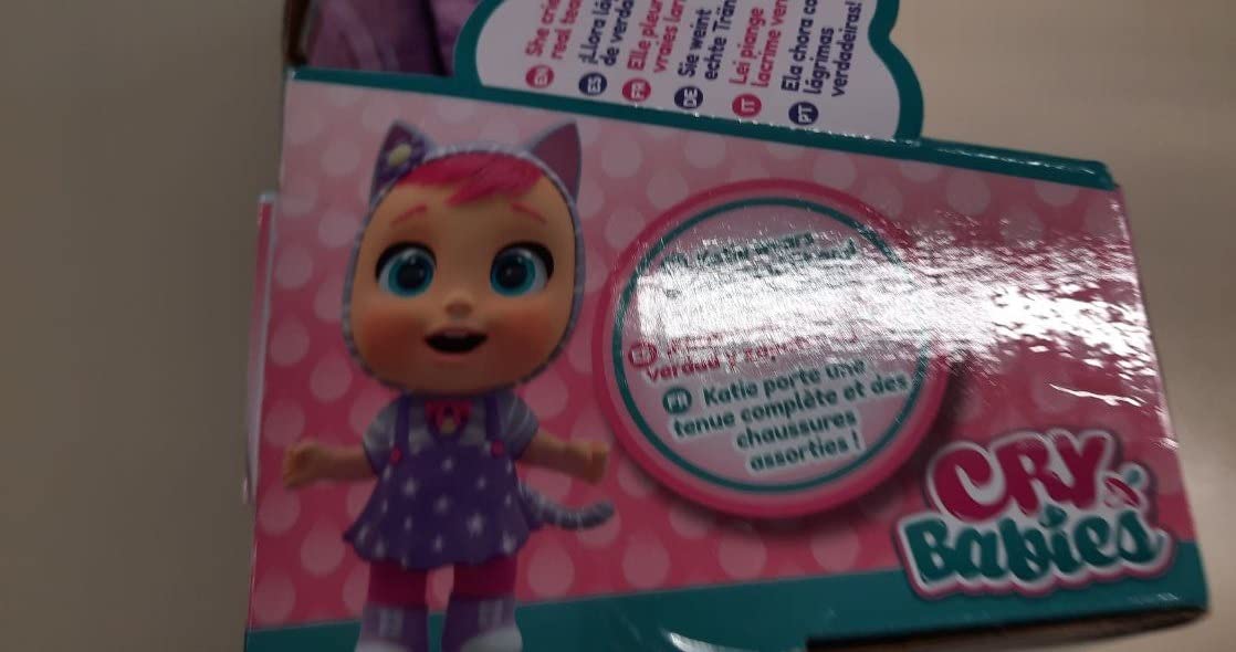 IMC Toys Cry Babies Dressy Katie Bambola 30 cm Capelli Rosa