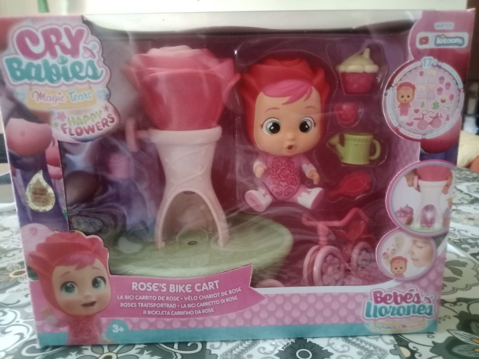 IMC Toys Cry Babies Magic Tears Rose bici profumi 17 accessori