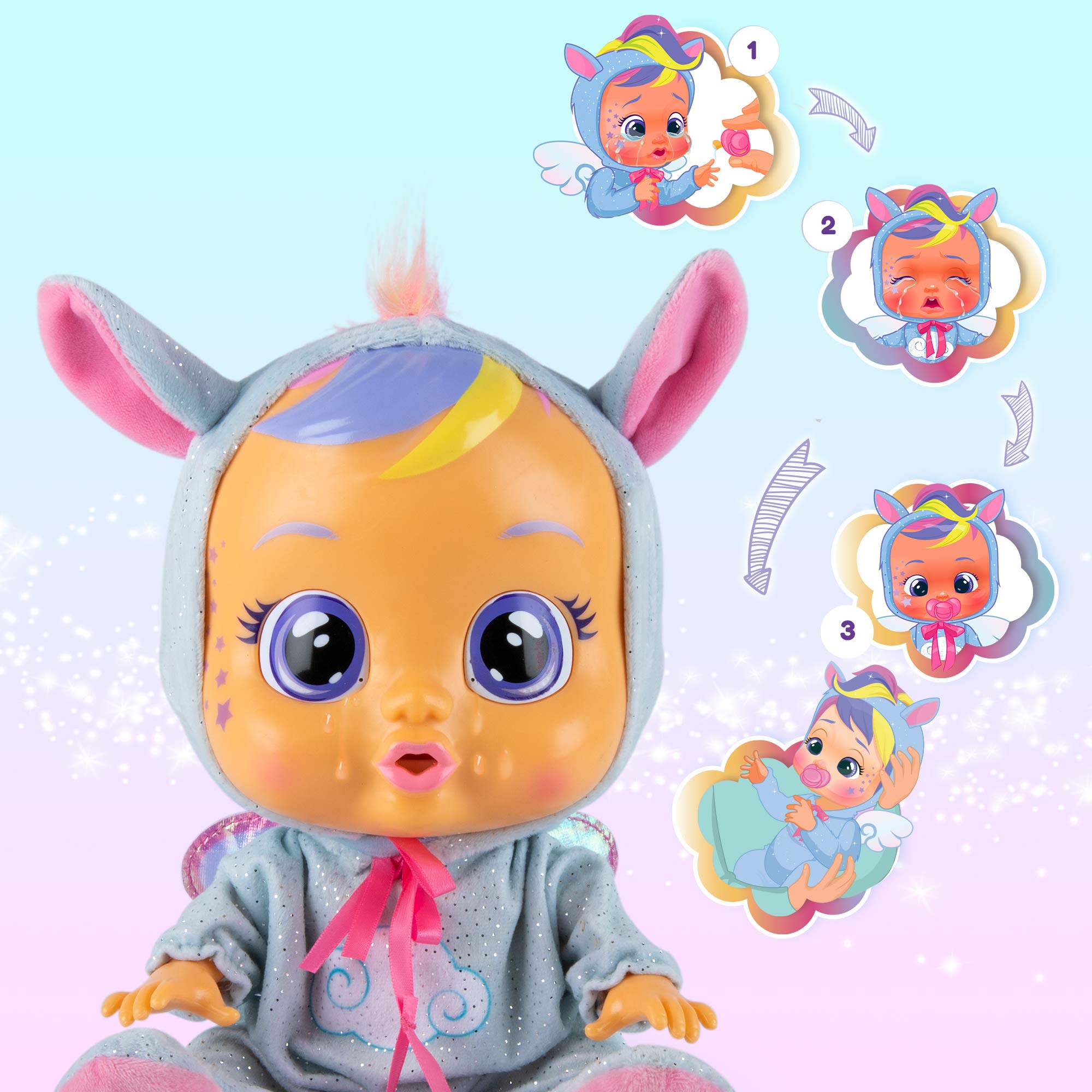 Imc Toys Cry Babies Magic Tears Fantasy Jenna bambola 30 cm piange