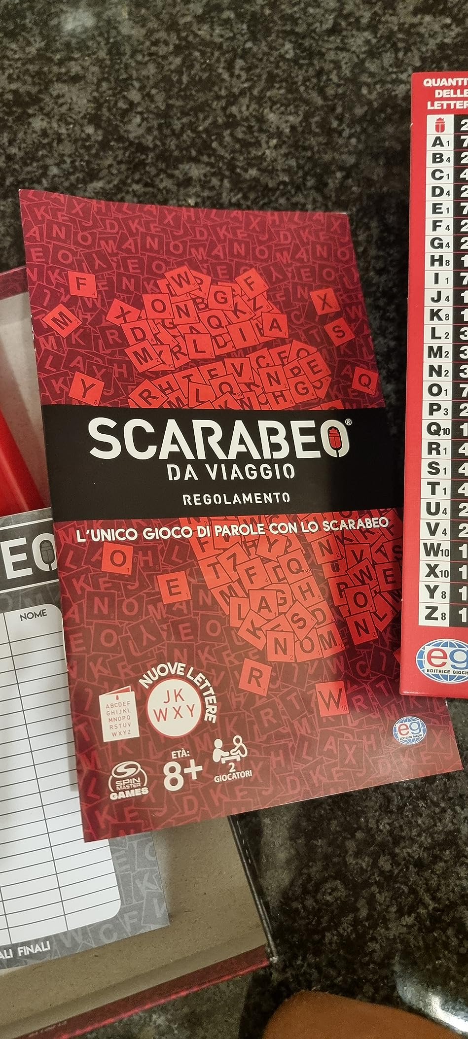Spin Master Scarabeo 2 Giocatori Gioco da Tavolo Parole