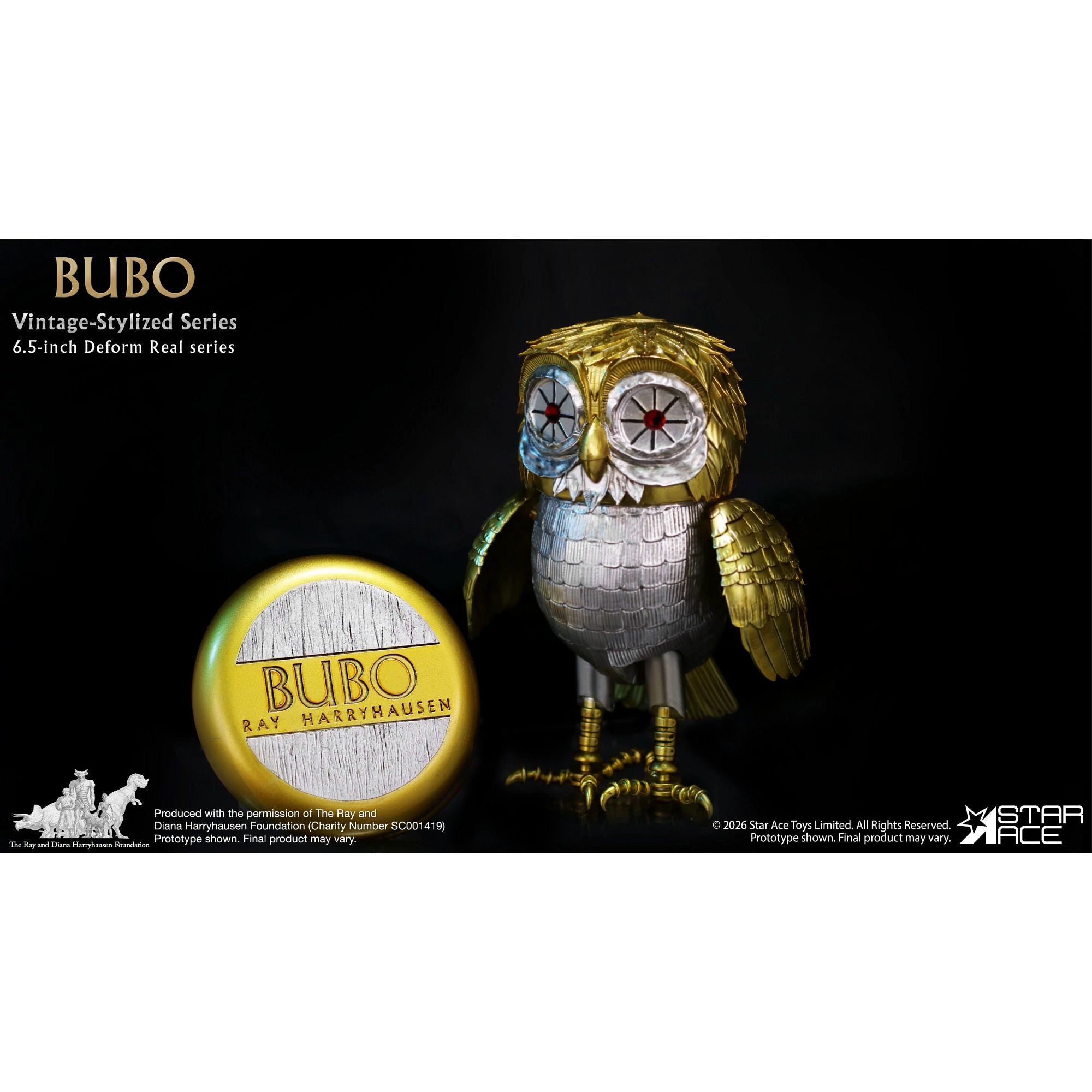 Star Ace DefoStyle Bubo figure in vinile Scontro tra Titani 16,5 cm