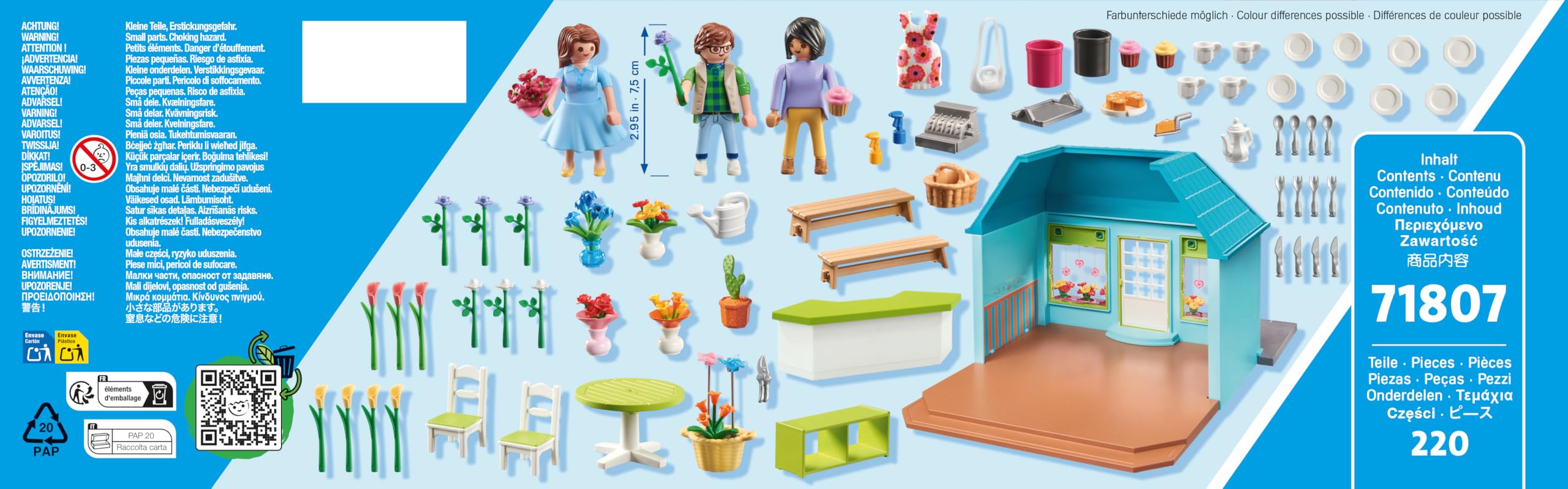 Playmobil My Life 71807 negozio di fiori playset