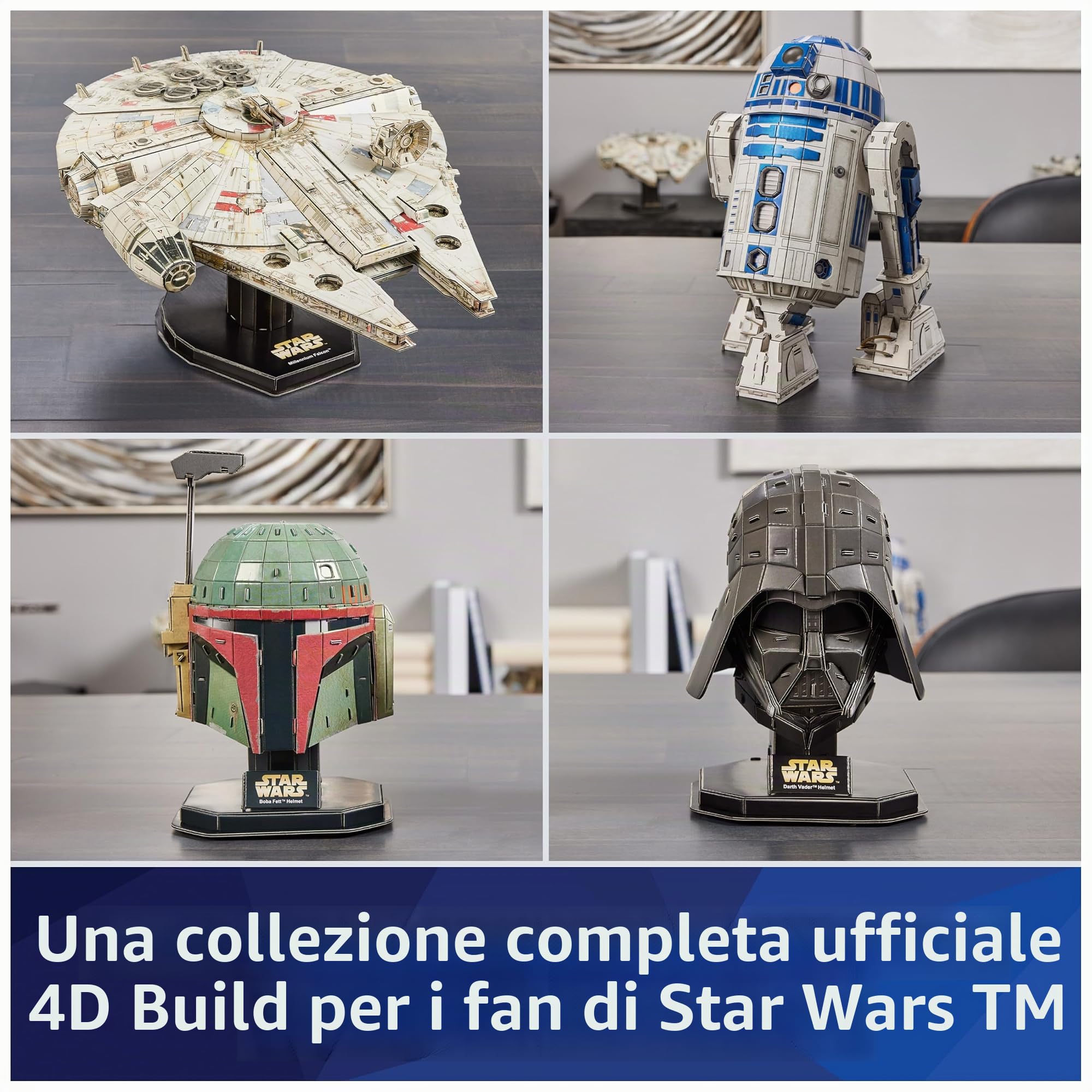 4D Build Star Wars Millennium Falcon puzzle 3D 223 pezzi modello
