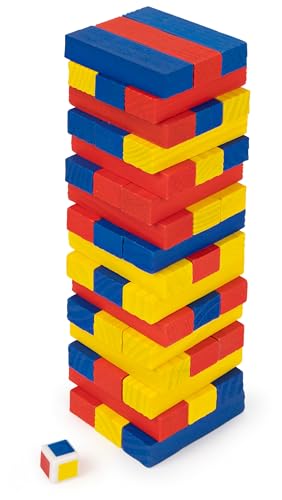 Spin Master Classic Games Jumbling Tower Gioco Torre Legno 48 Pezzi