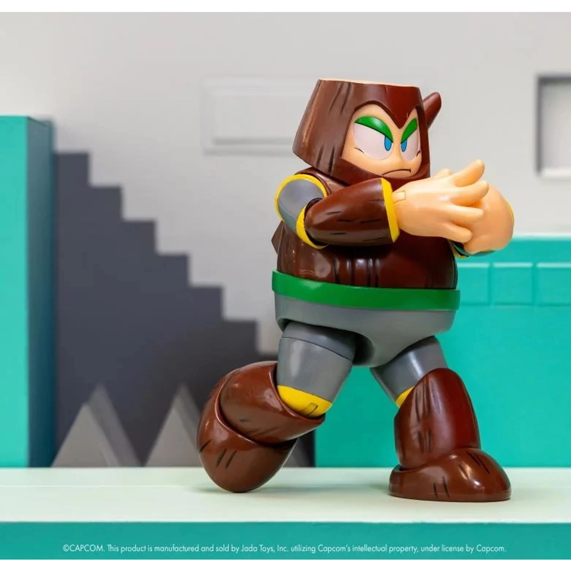 Jada Toys Mega Man Wood Man action figure scala 1/12