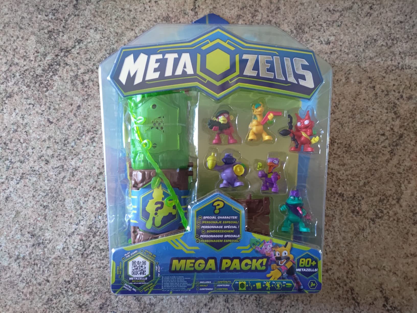 Metazells Pack 7 personaggi + 2 tronchi carte S1