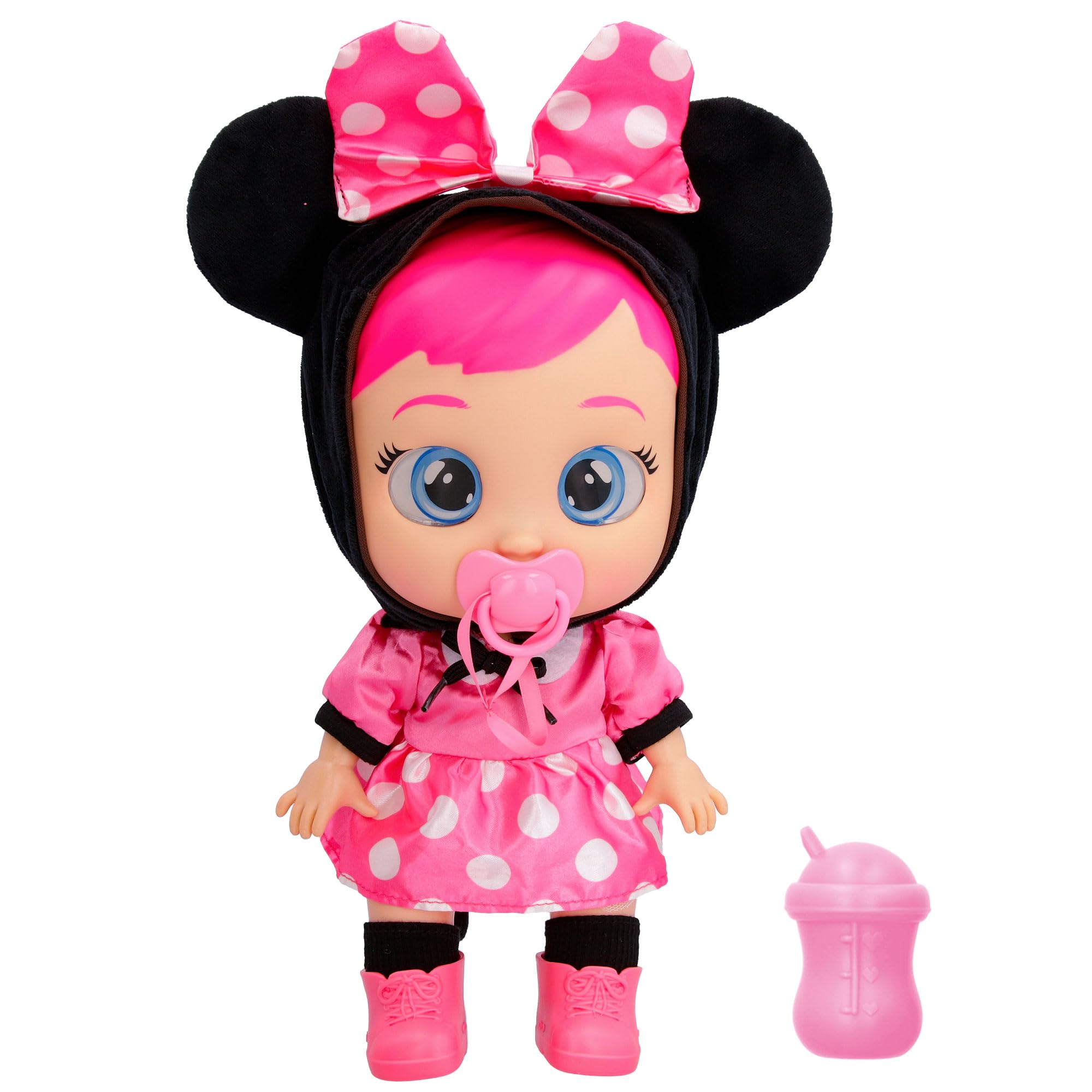 IMC Toys Cry Babies Disney Minnie Bambola 30 cm Lacrime Vere
