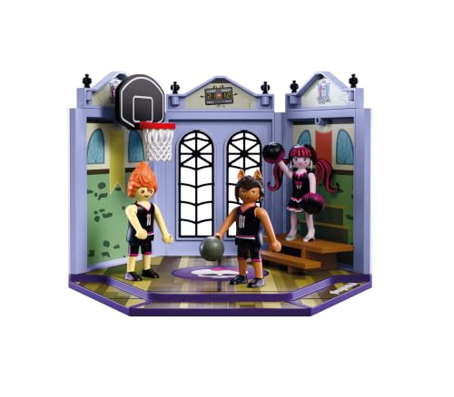 Playmobil Monster High 72144 Palestra con basket e Draculaura