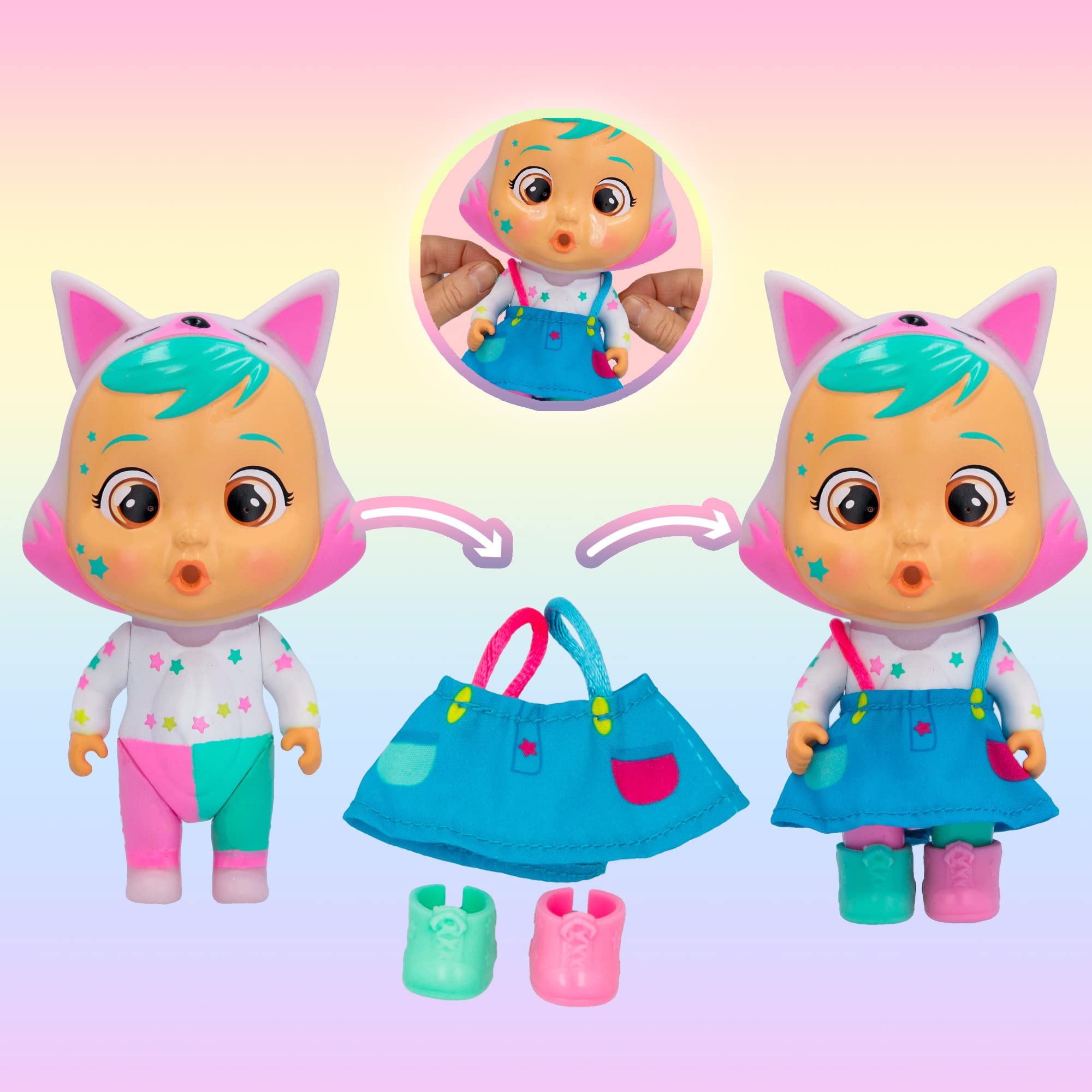 Cry Babies Magic Tears Dress Me Up bambola vestire 13cm