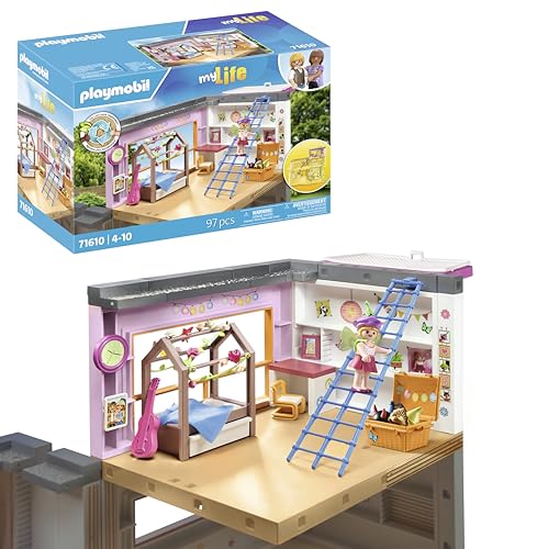 PLAYMOBIL My Life 71610 Cameretta Giocattolo 97 Pezzi