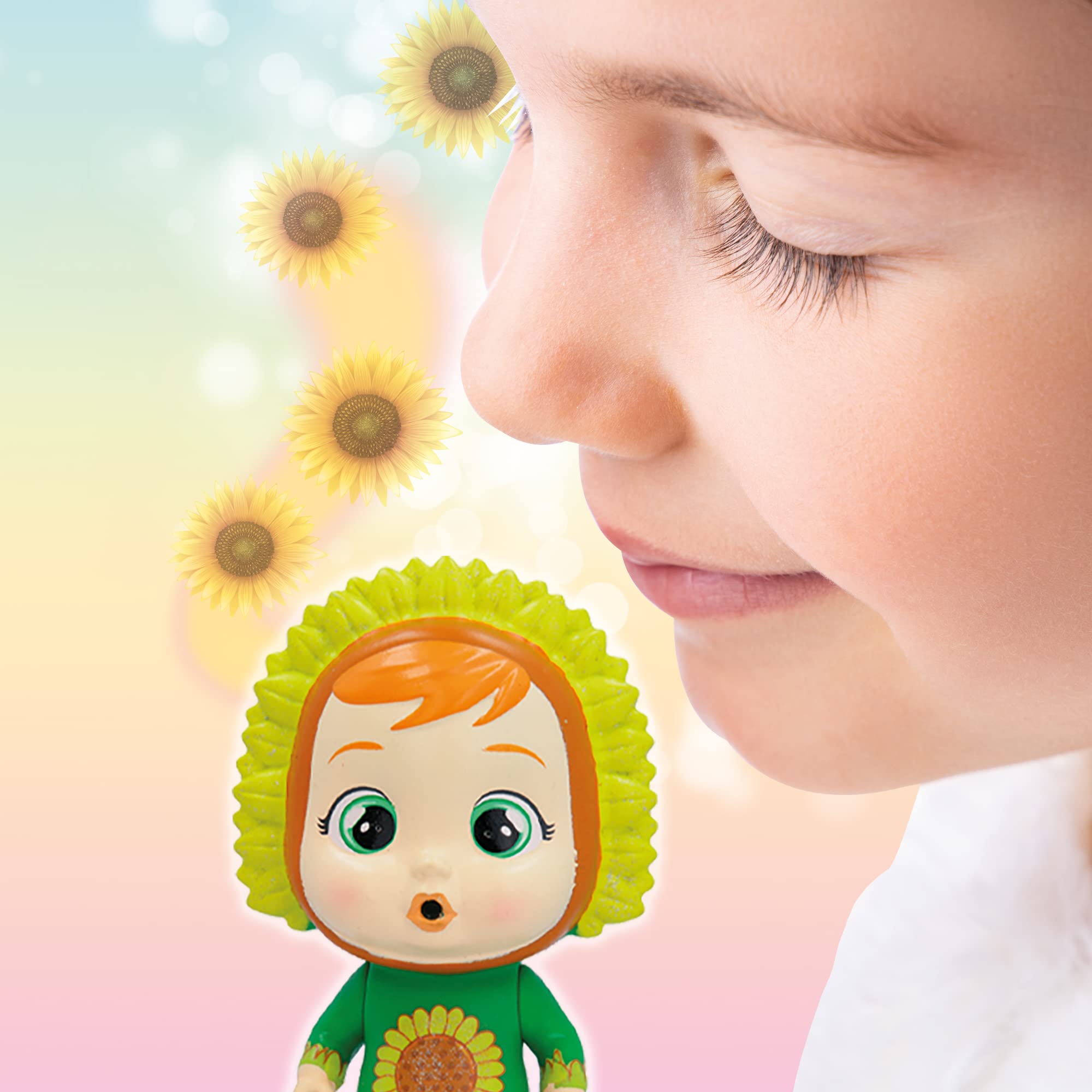IMC Cry Babies Magic Tears Happy Flowers Mini Bambola Sorpresa