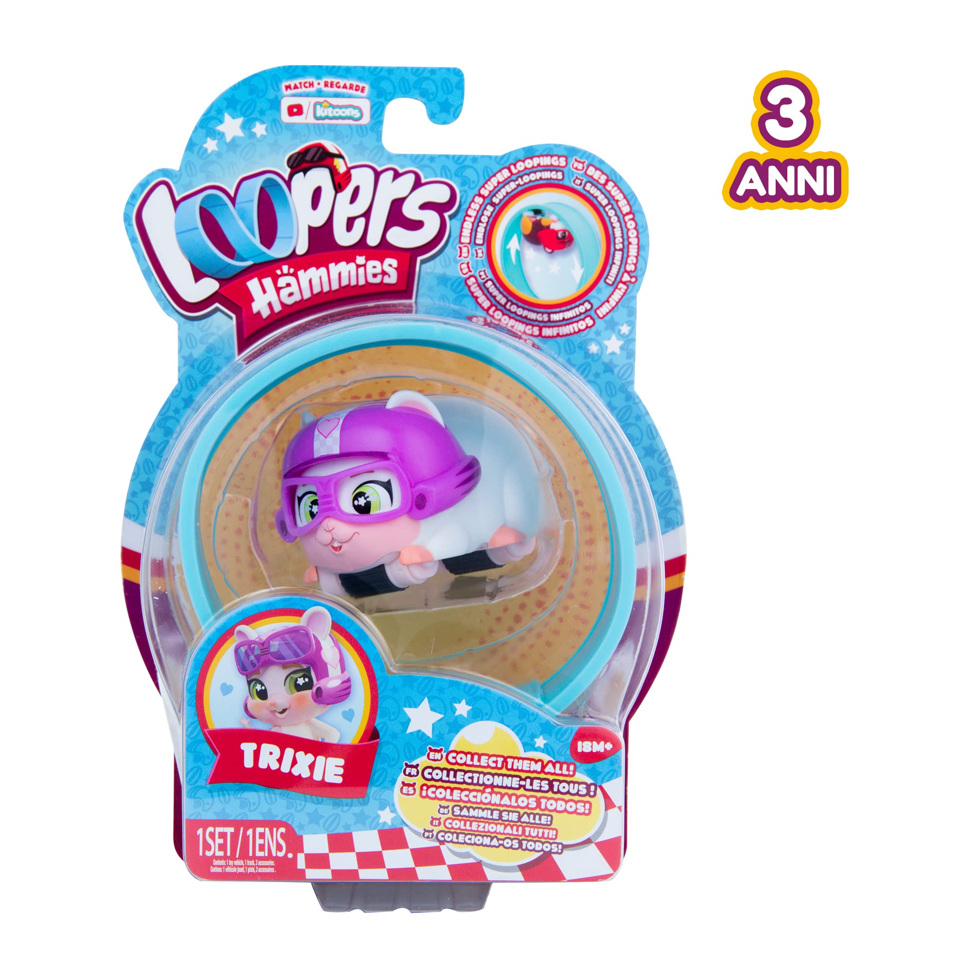 Loopers Hammies Trixie criceto interattivo magnetico