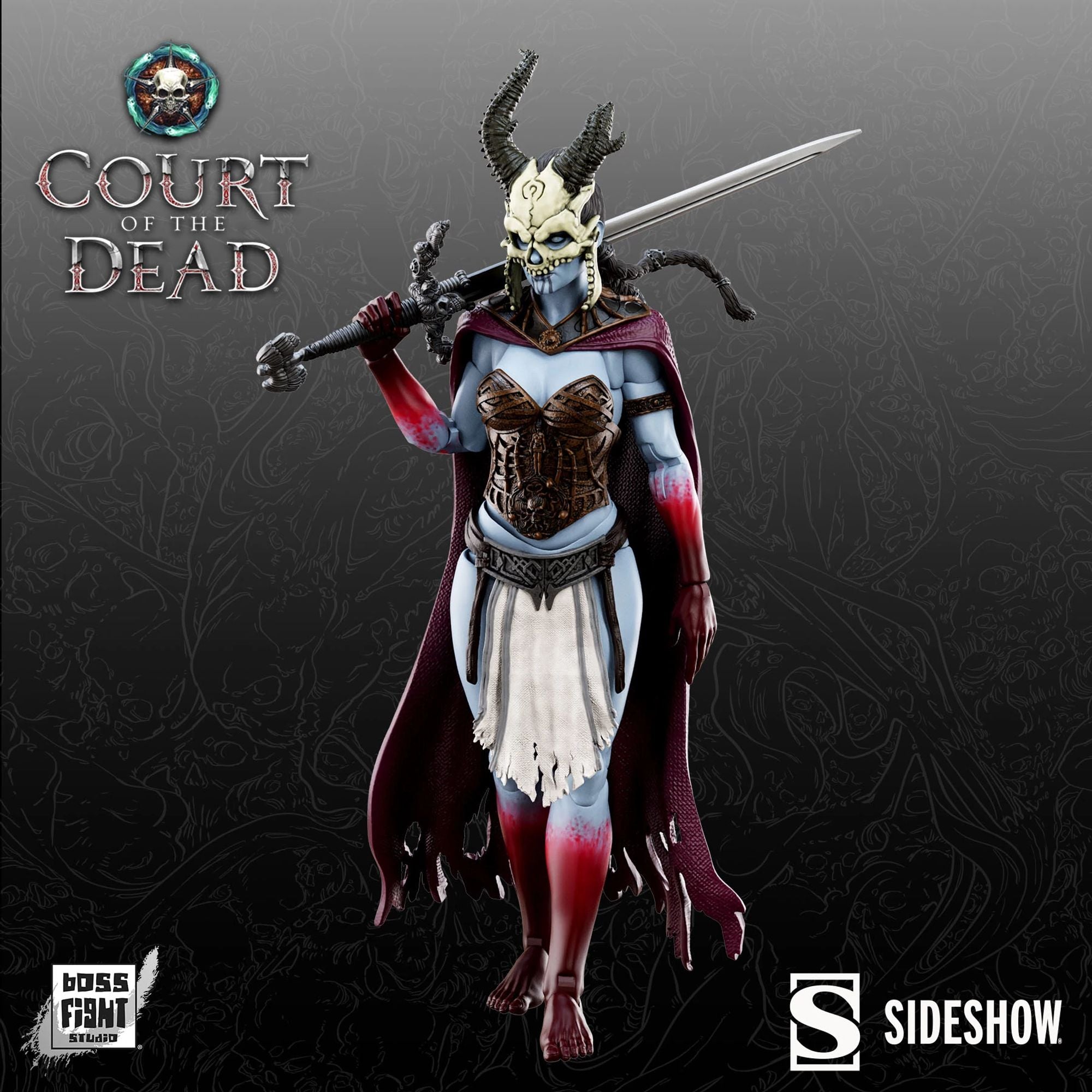 Boss Fight Kier Deaths Warbringer action figure 1/12