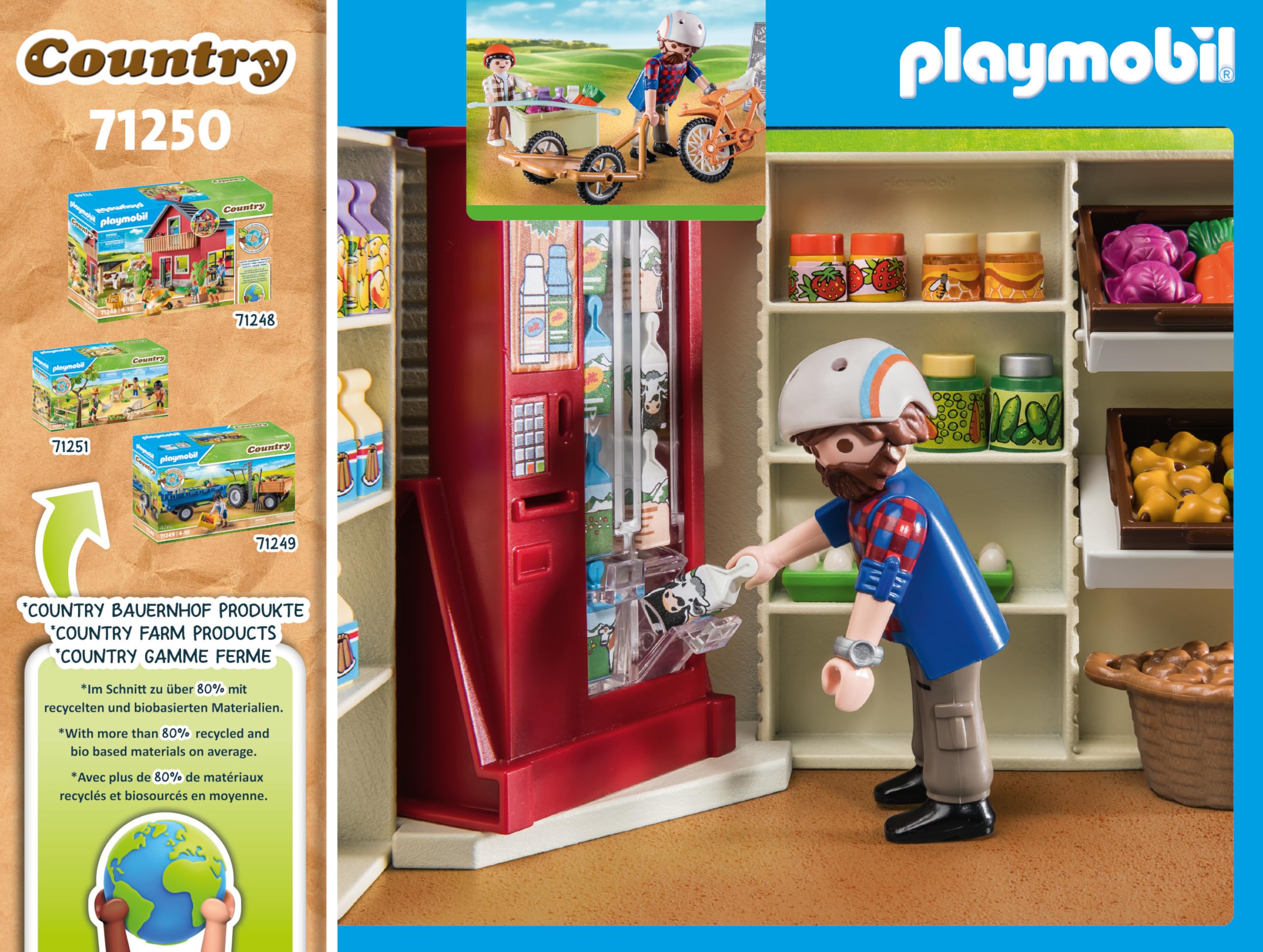 PLAYMOBIL Country 71250 Bottega Agricola 24 Ore Giocattolo