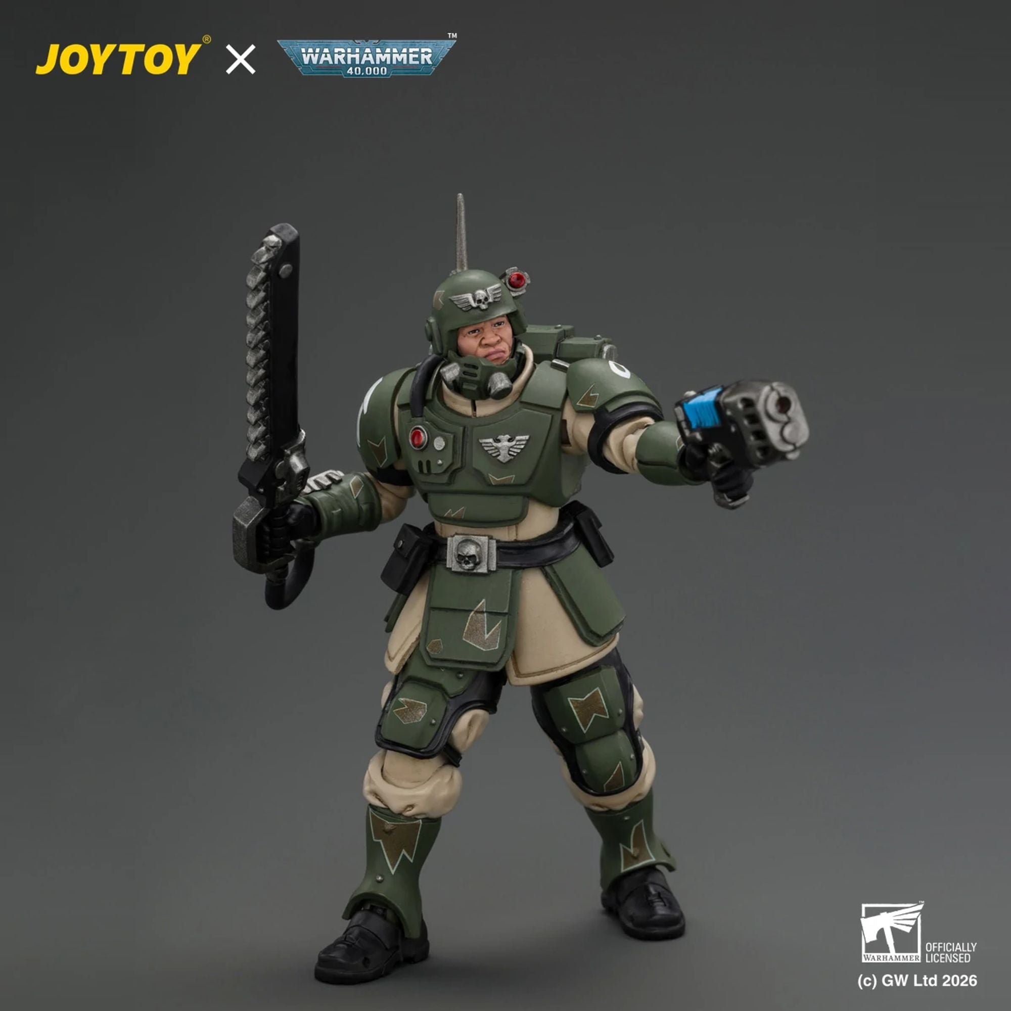 JoyToy Warhammer 40K Kasrkin Astra Militarum action figure