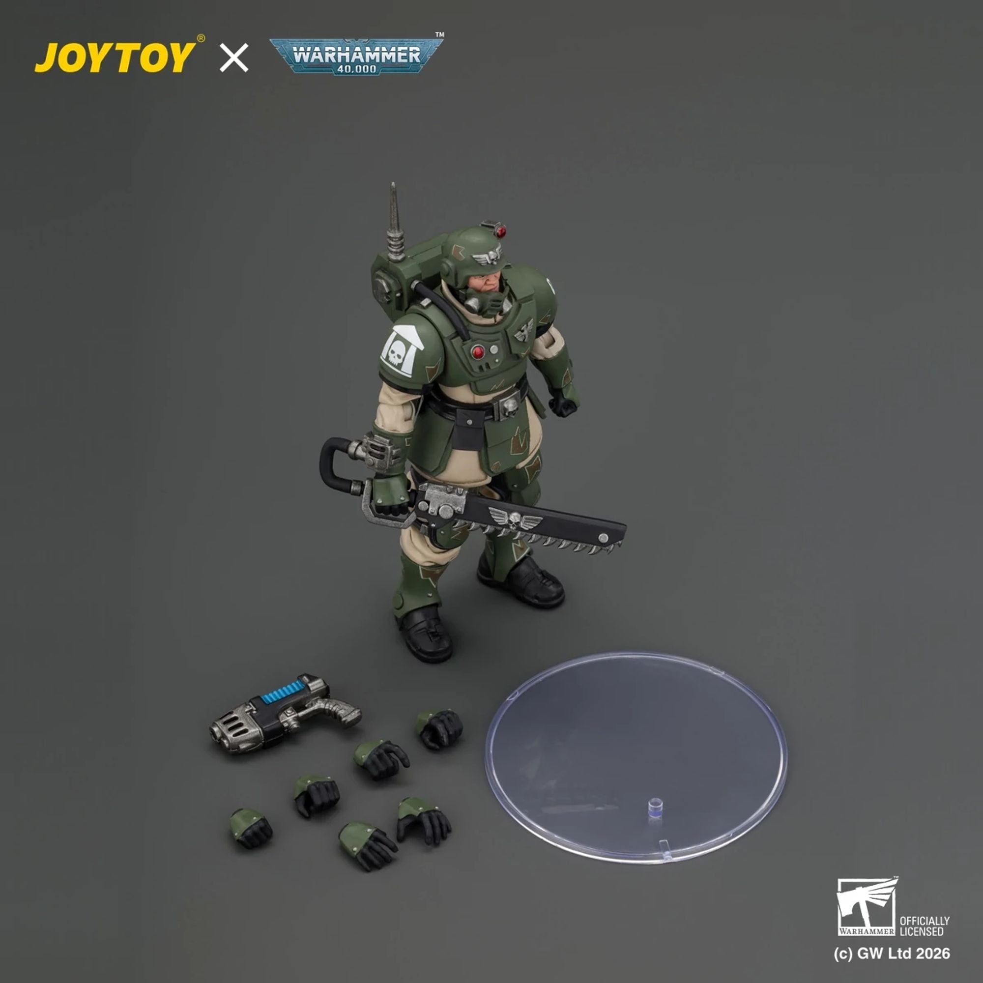 JoyToy Warhammer 40K Kasrkin Astra Militarum action figure