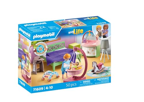 PLAYMOBIL My Life 71609 Cameretta neonato playset 50 pezzi
