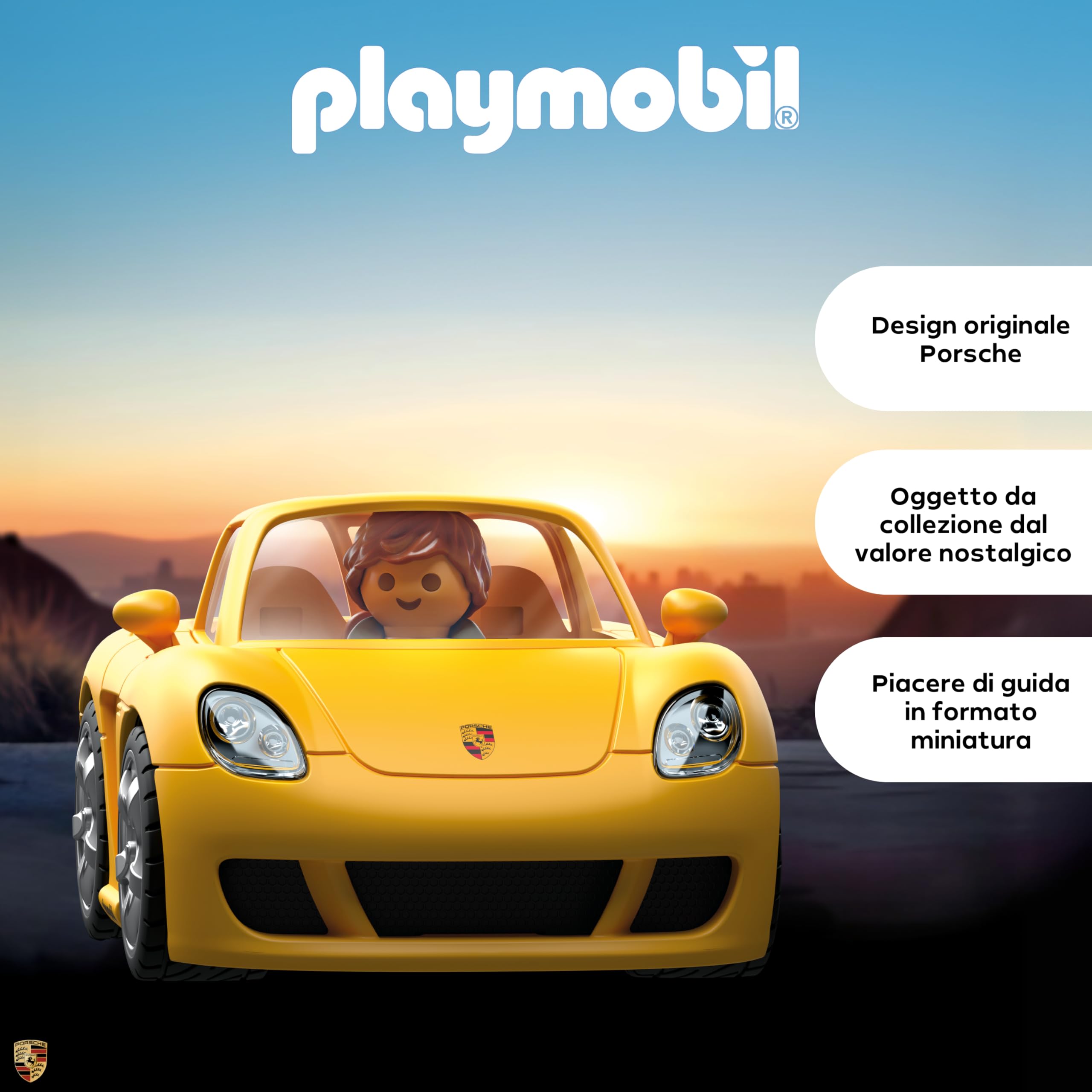 Playmobil Auto Porsche Carrera GT Modellino Auto con Figure