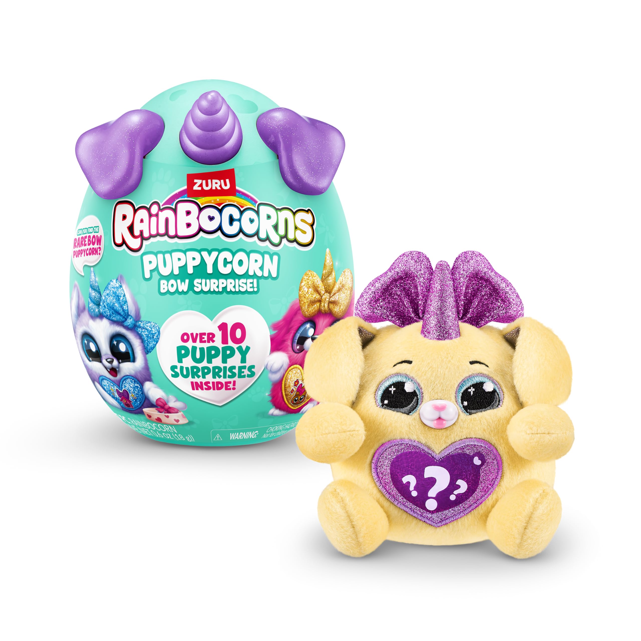 Rainbocorns Puppycorn Surprise Rufus Husky peluche 5 sorprese