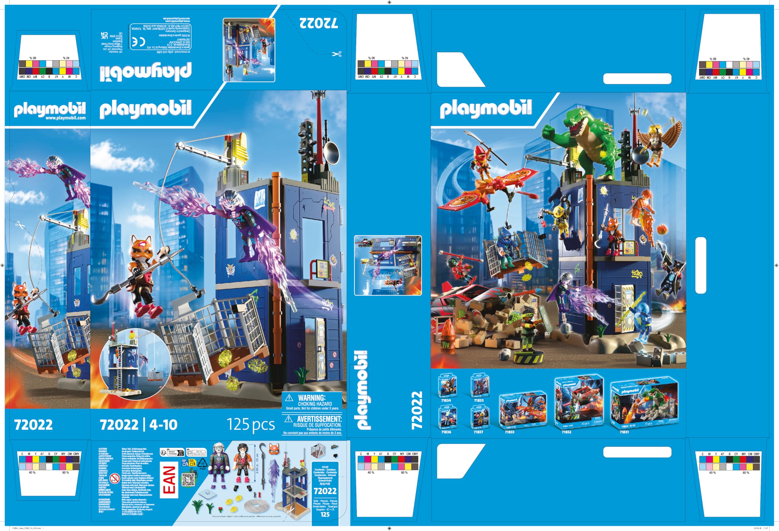 PLAYMOBIL Heroes 72022 Duello alla Torre degli Eroi con Verricello