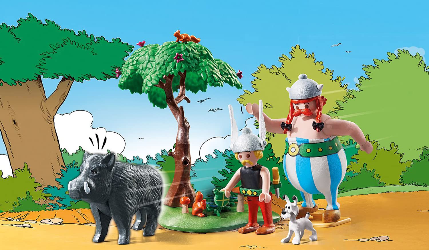 Playmobil Asterix 71160 playset Caccia al Cinghiale 52 pezzi