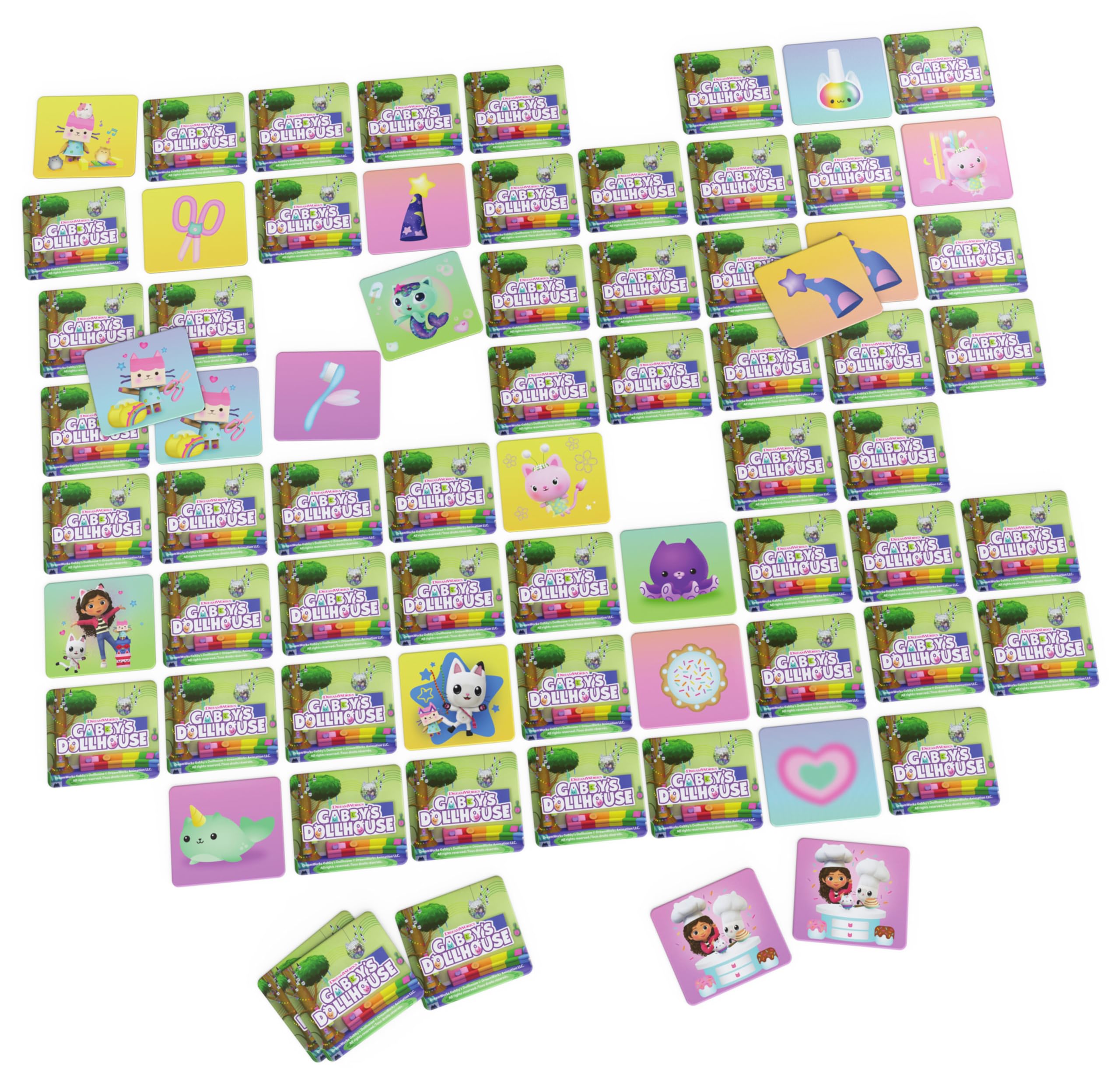 Spin Master Gabby Casa Bambole memory 72 carte gioco 4+ anni