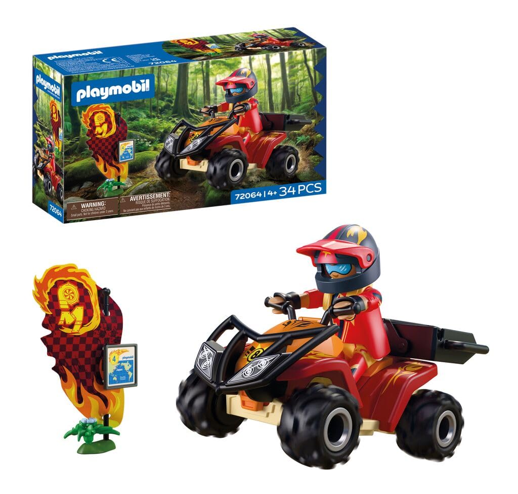Playmobil Cars Quad Fuoristrada macchinina 72064 4+ anni