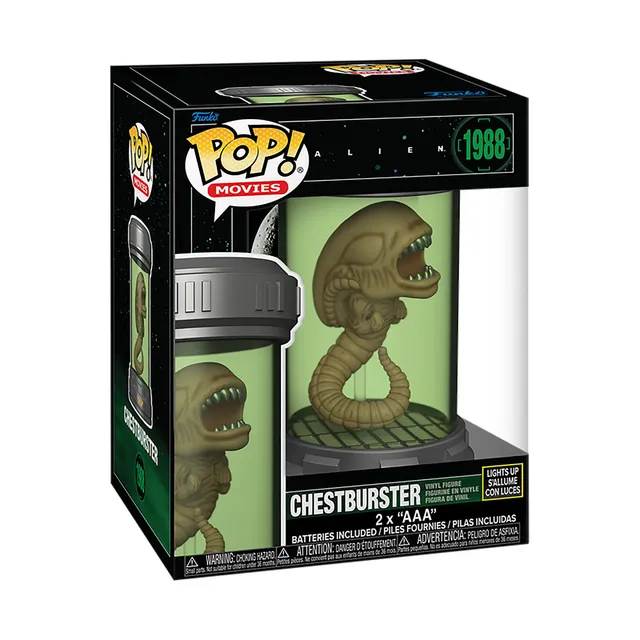 Funko Pop Premium Alien Chestburster luminoso figura