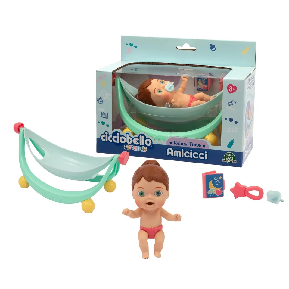 Cicciobello Amicicci Relax Time playset culla con accessori