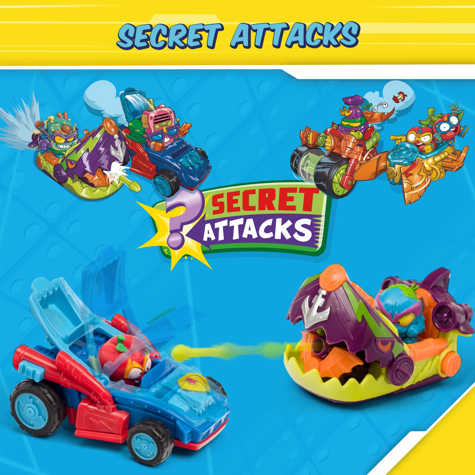 Superthings Secret Spies Spy Jets veicoli 8 buste cambia colore