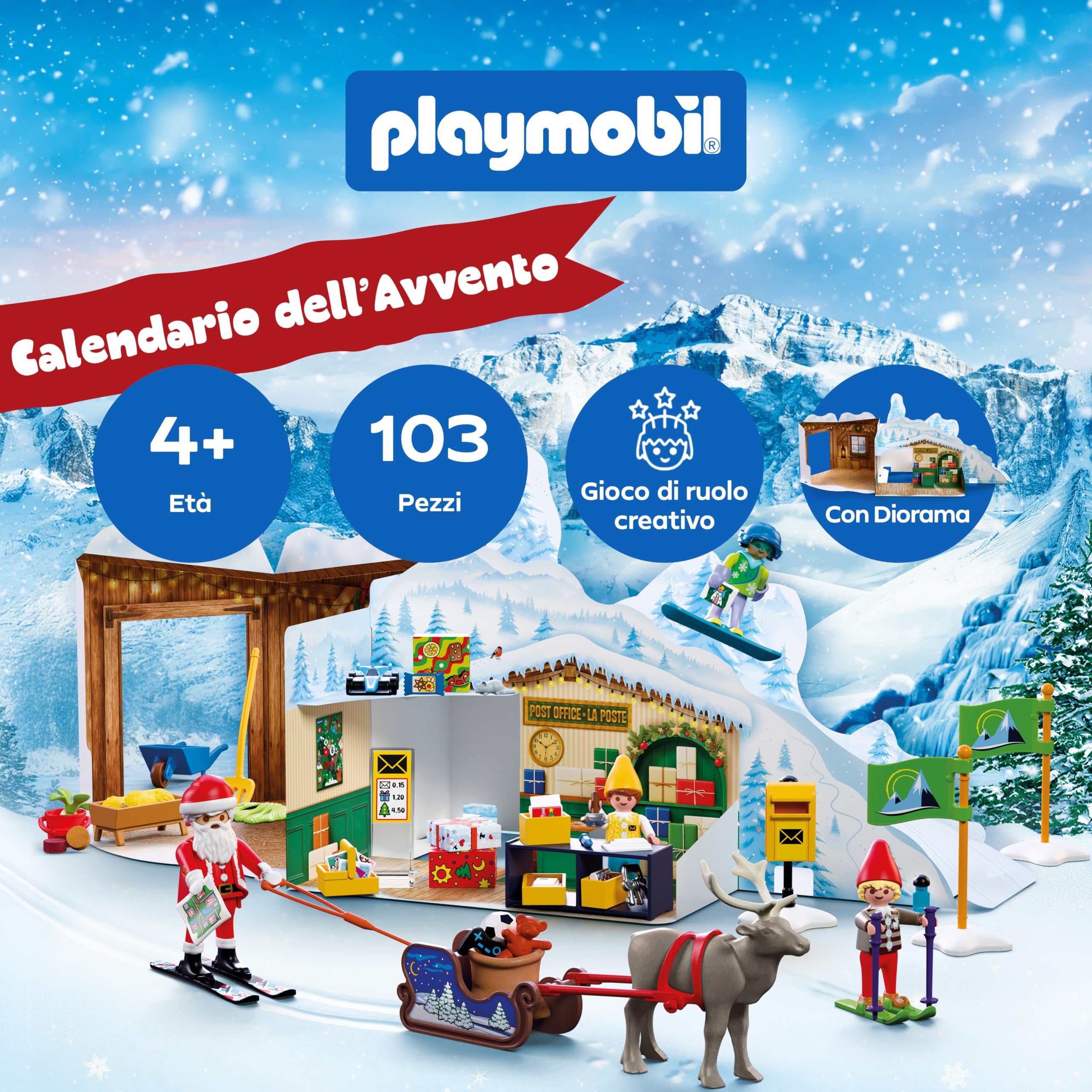 Playmobil Christmas 72226 calendario Avvento Polo Nord slitta
