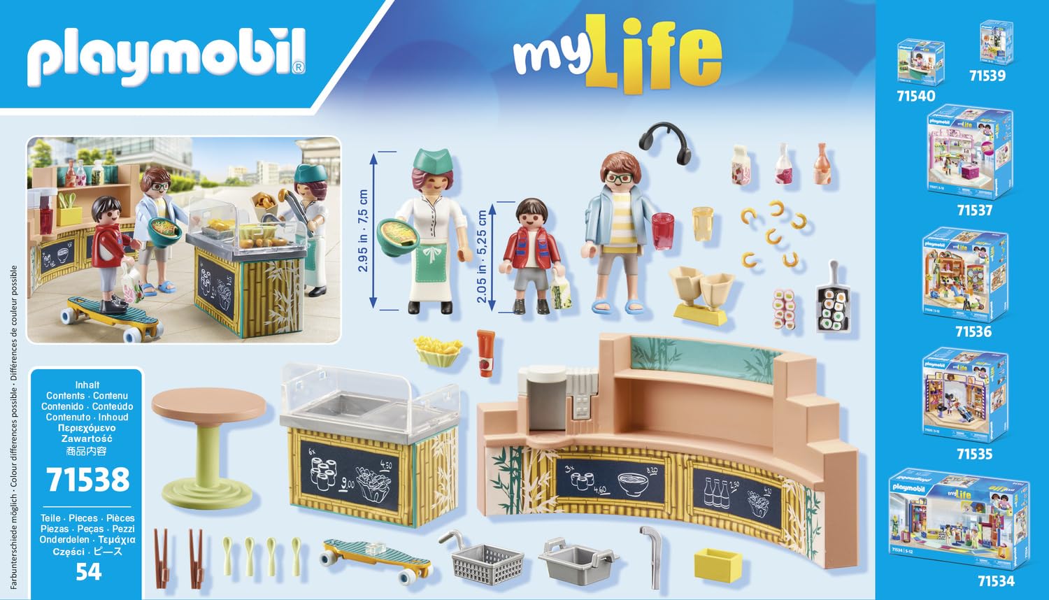 PLAYMOBIL myLife 71538 area ristoro 54 pezzi