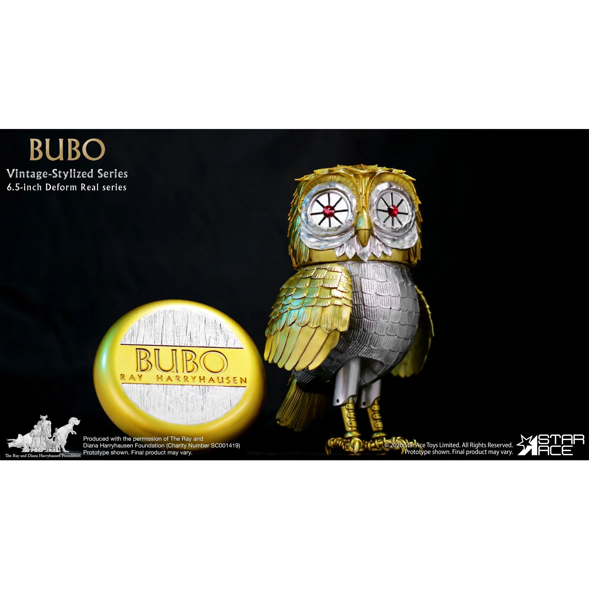 Star Ace DefoStyle Bubo figure in vinile Scontro tra Titani 16,5 cm