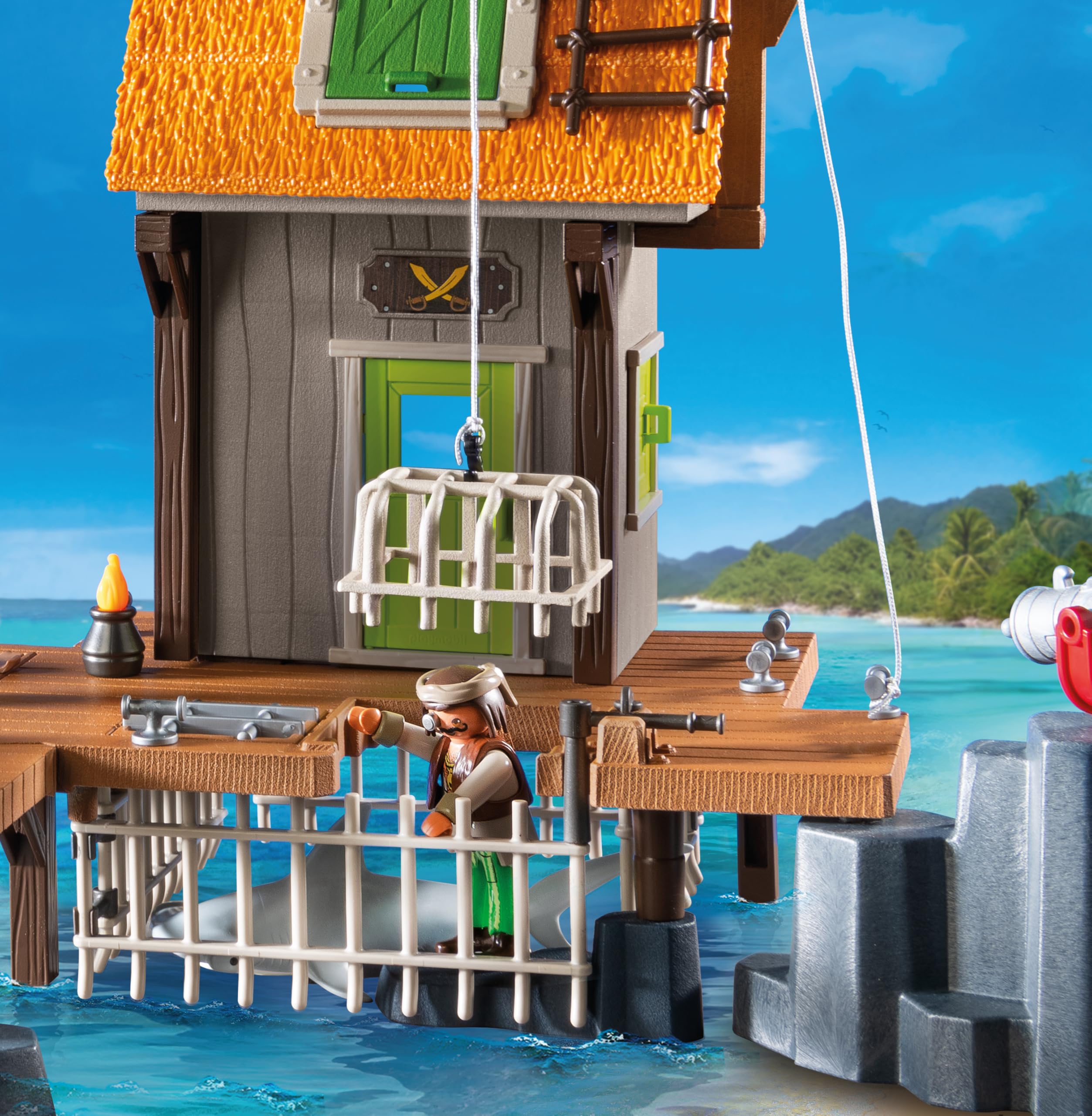 Playmobil Pirates approdo pirati 71792 playset prigione