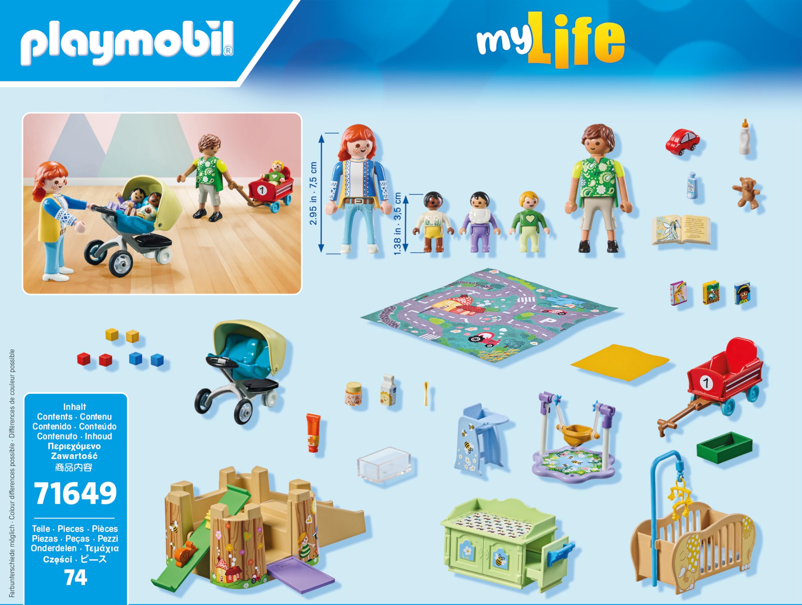 Playmobil My Life 71649 area giochi asilo 74 pezzi