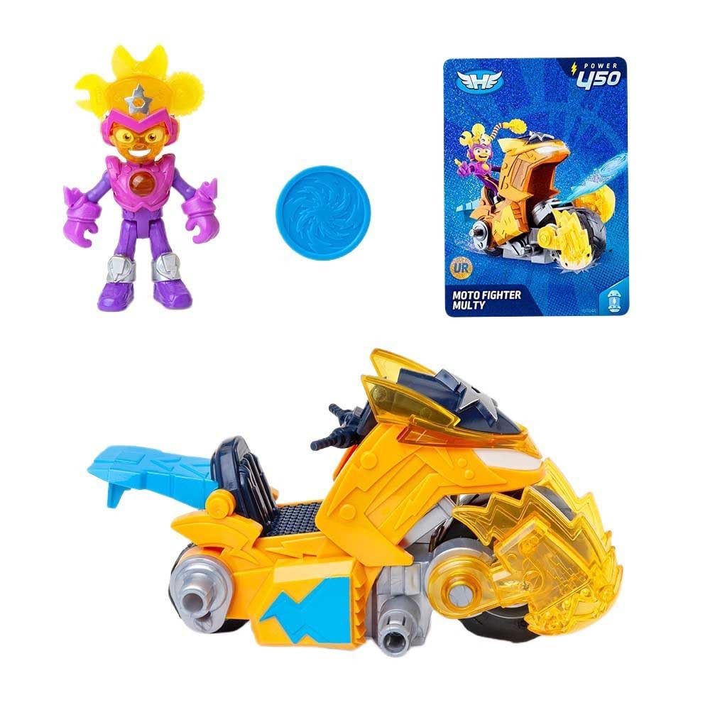 Superthings Guardians of Kazoom Moto Fighter Multy veicolo con figure