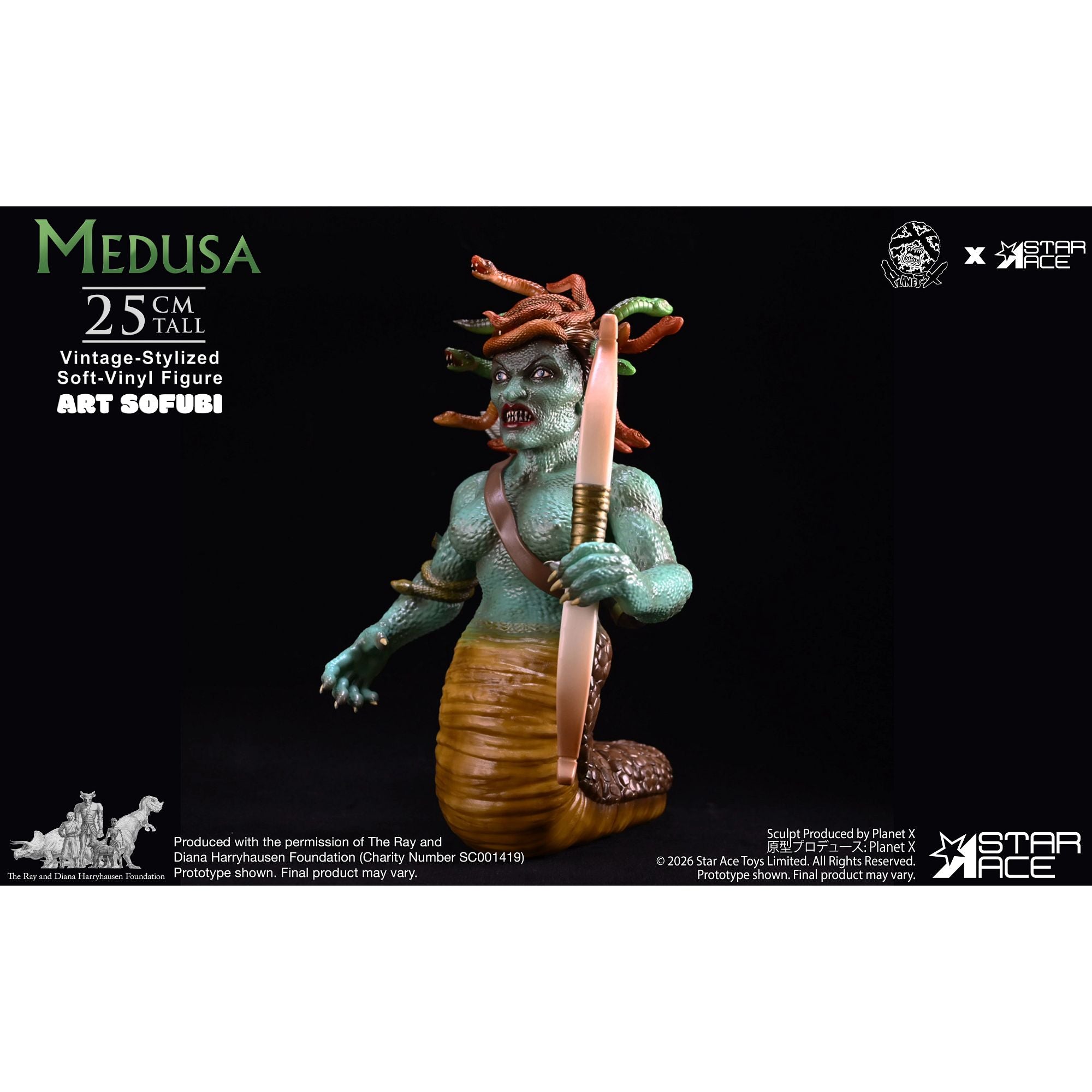 Star Ace Medusa soft vinyl figure vintage 25 cm