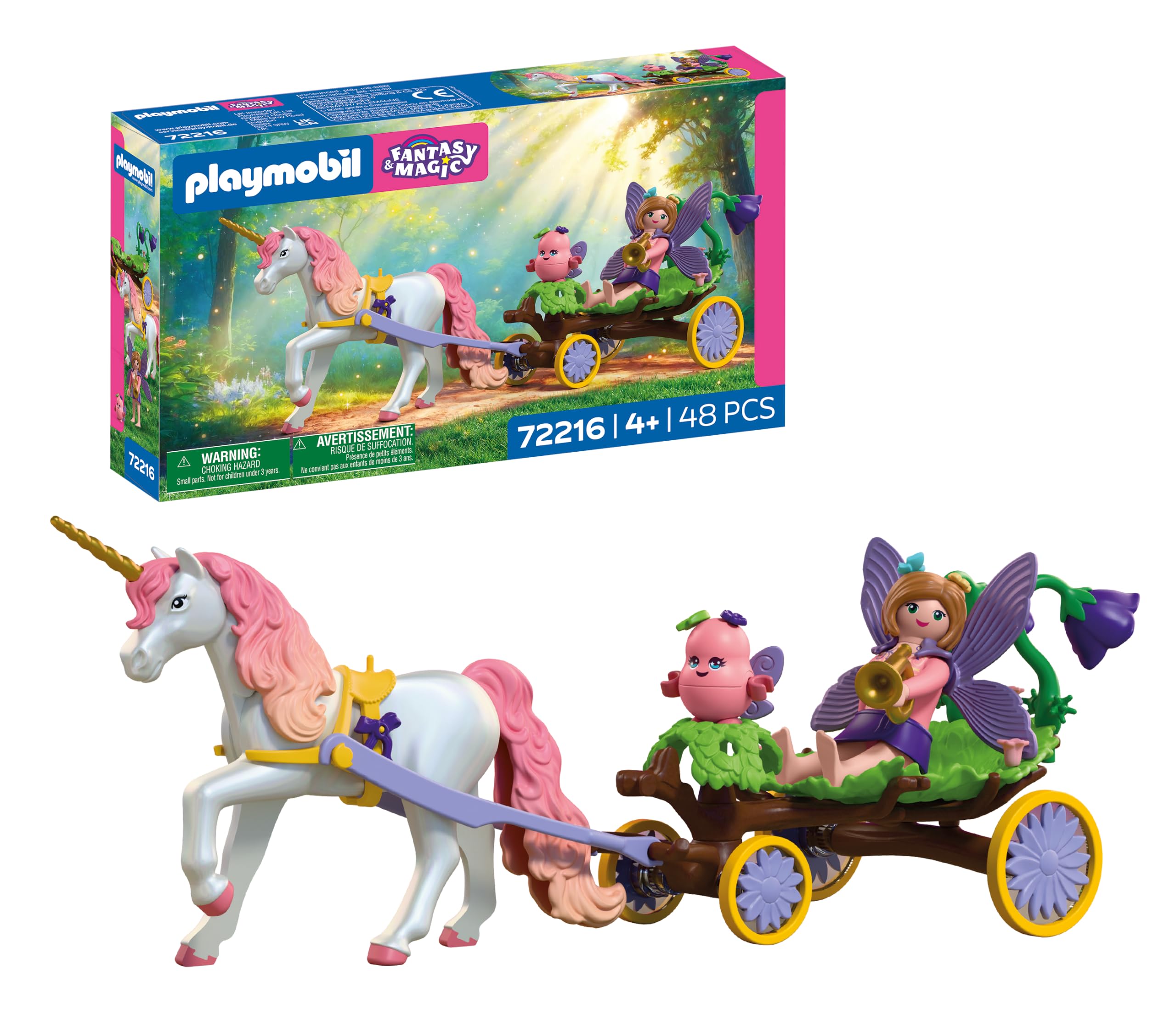 PLAYMOBIL Fantasy 72215 giardino fate con unicorno
