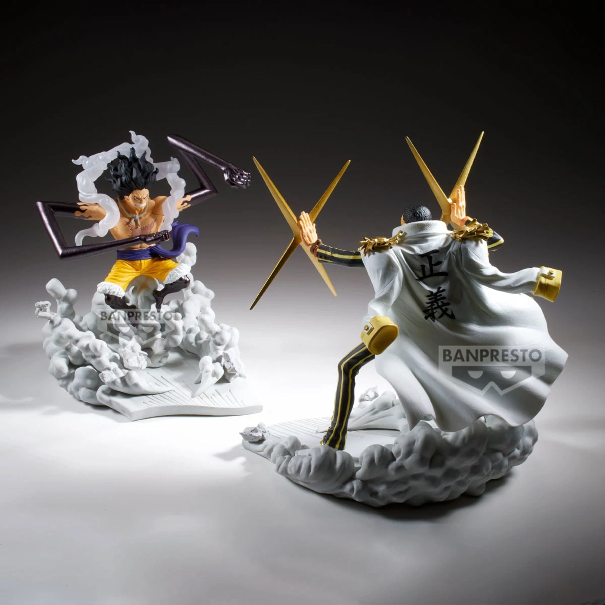 Banpresto One Piece Senkozekkei Luffy Gear 5 statua 19 cm