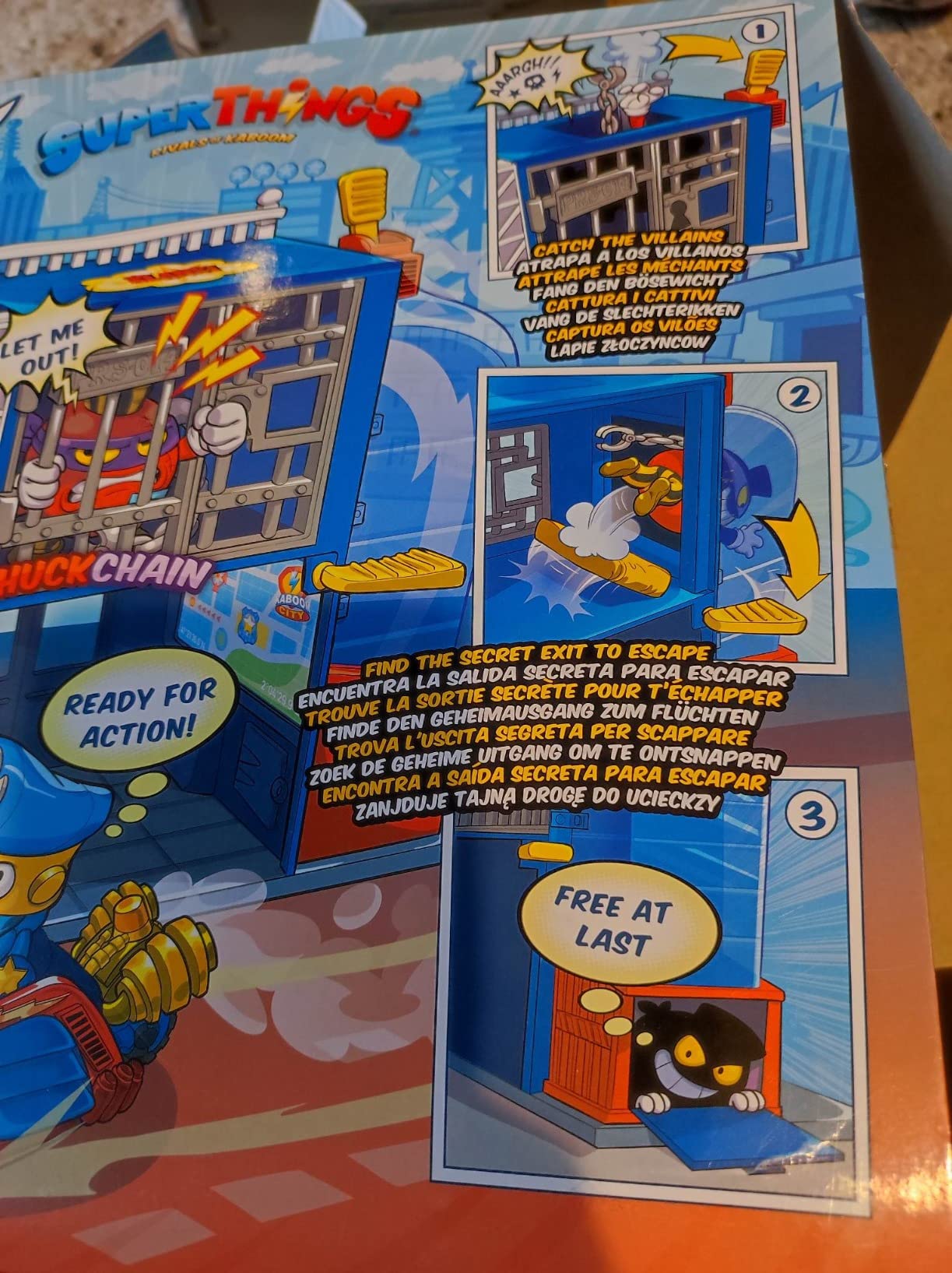 SuperThings Police Station Stazione Polizia Playset con Veicolo