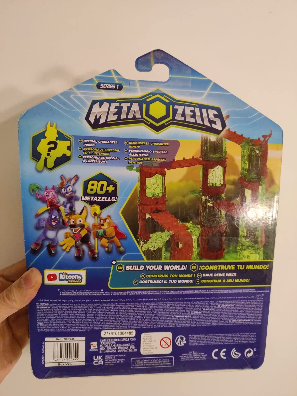 Metazells Pack 7 personaggi + 2 tronchi carte S1
