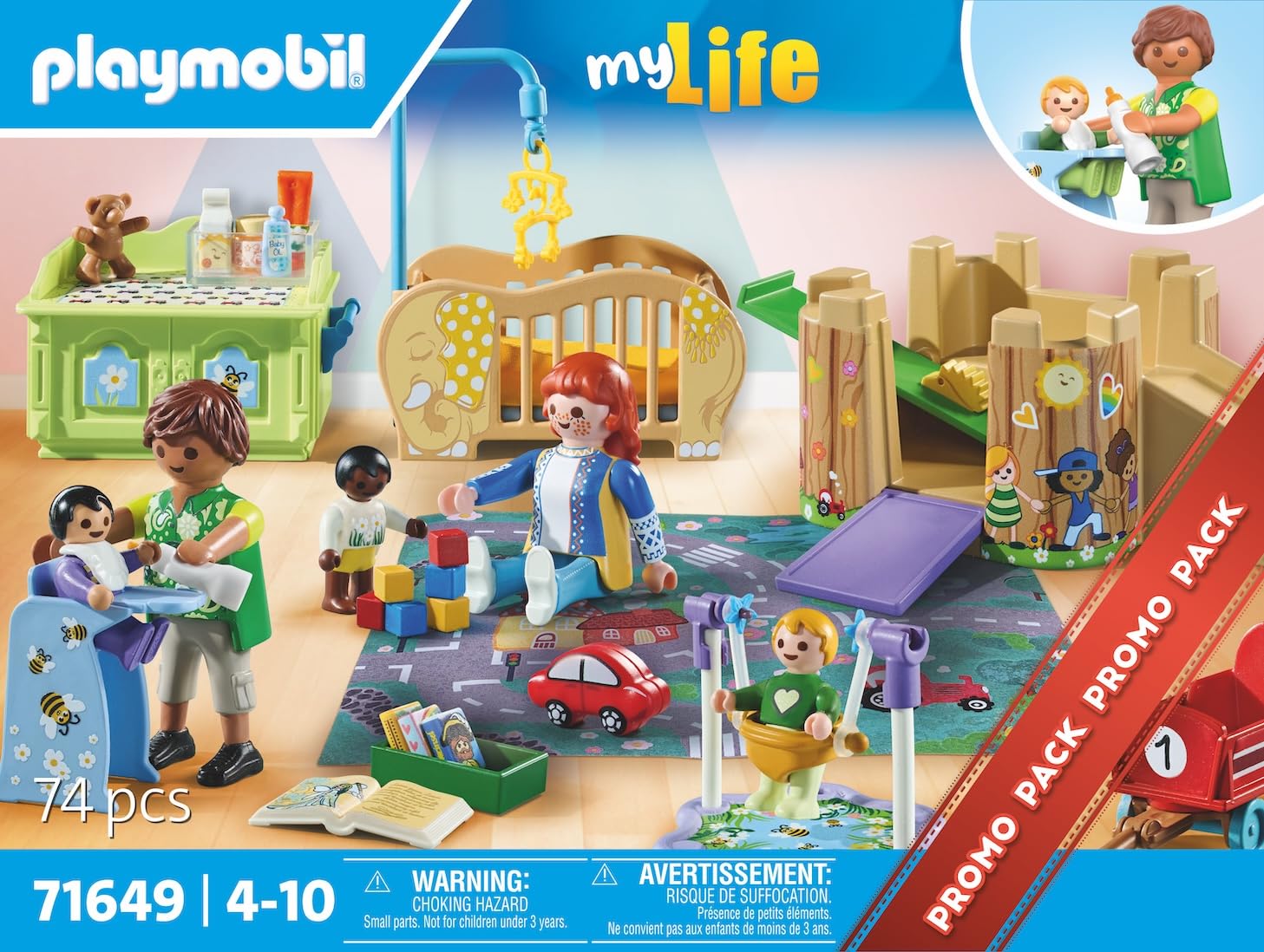 Playmobil My Life 71649 area giochi asilo 74 pezzi